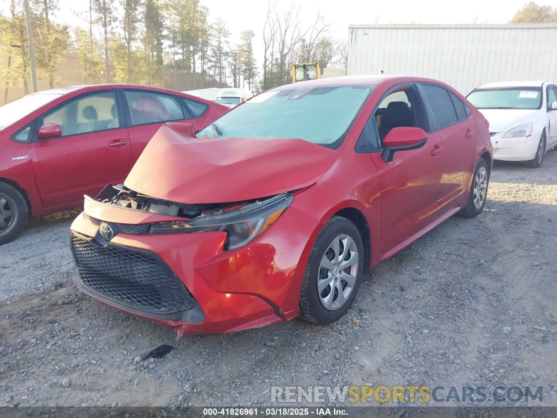 2 Photograph of a damaged car 5YFEPRAE2LP066589 TOYOTA COROLLA 2020