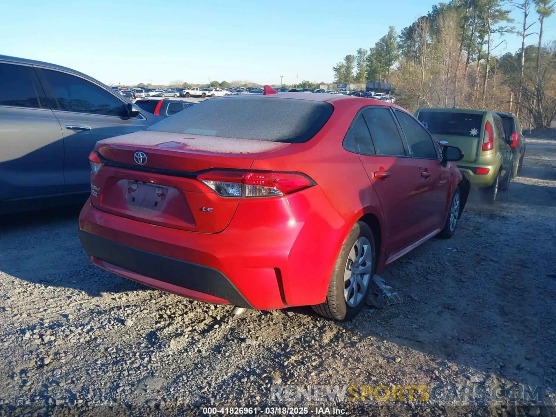 4 Photograph of a damaged car 5YFEPRAE2LP066589 TOYOTA COROLLA 2020