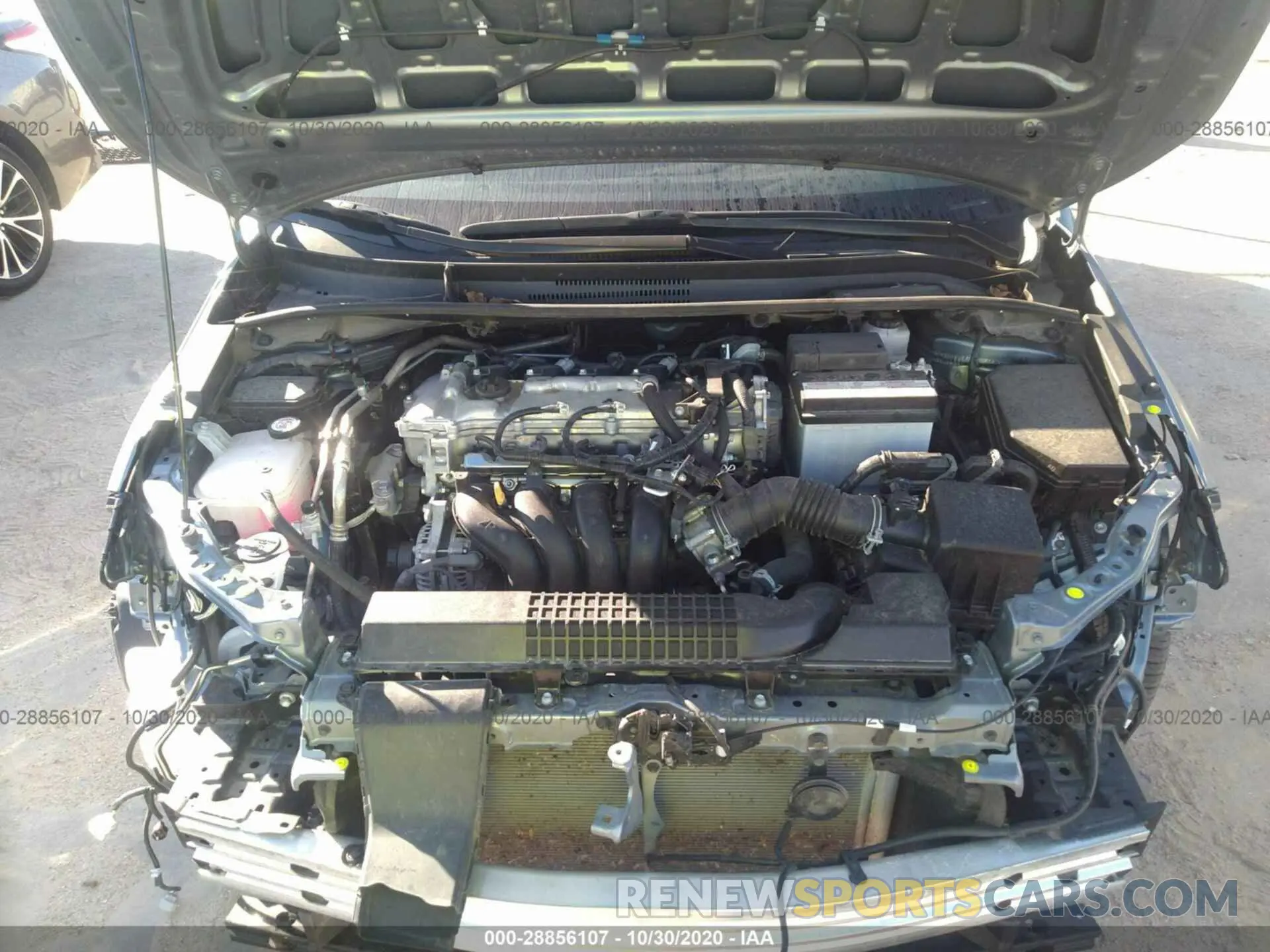 10 Photograph of a damaged car 5YFEPRAE2LP073865 TOYOTA COROLLA 2020