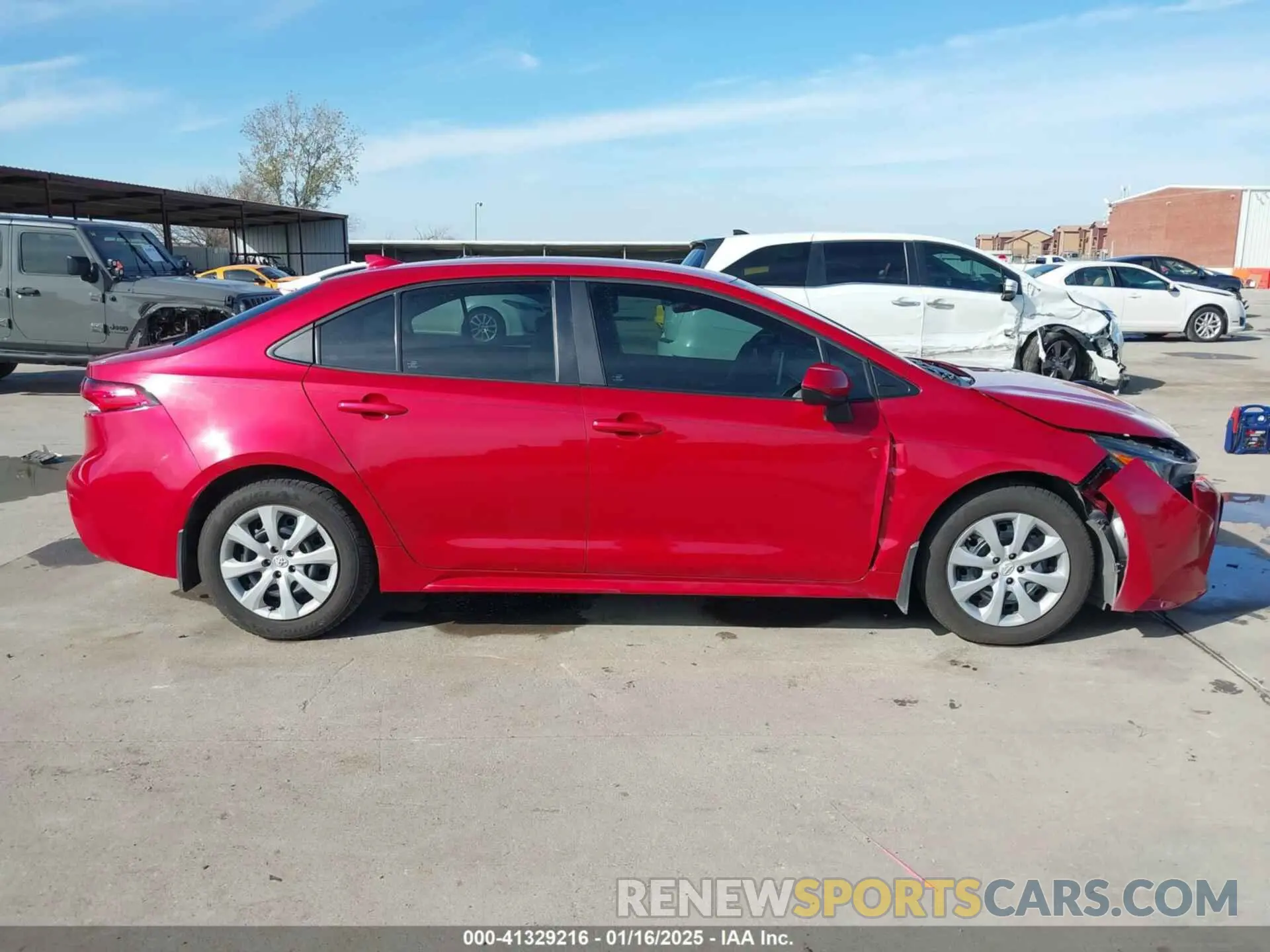 14 Фотография поврежденного автомобиля 5YFEPRAE2LP075082 TOYOTA COROLLA 2020