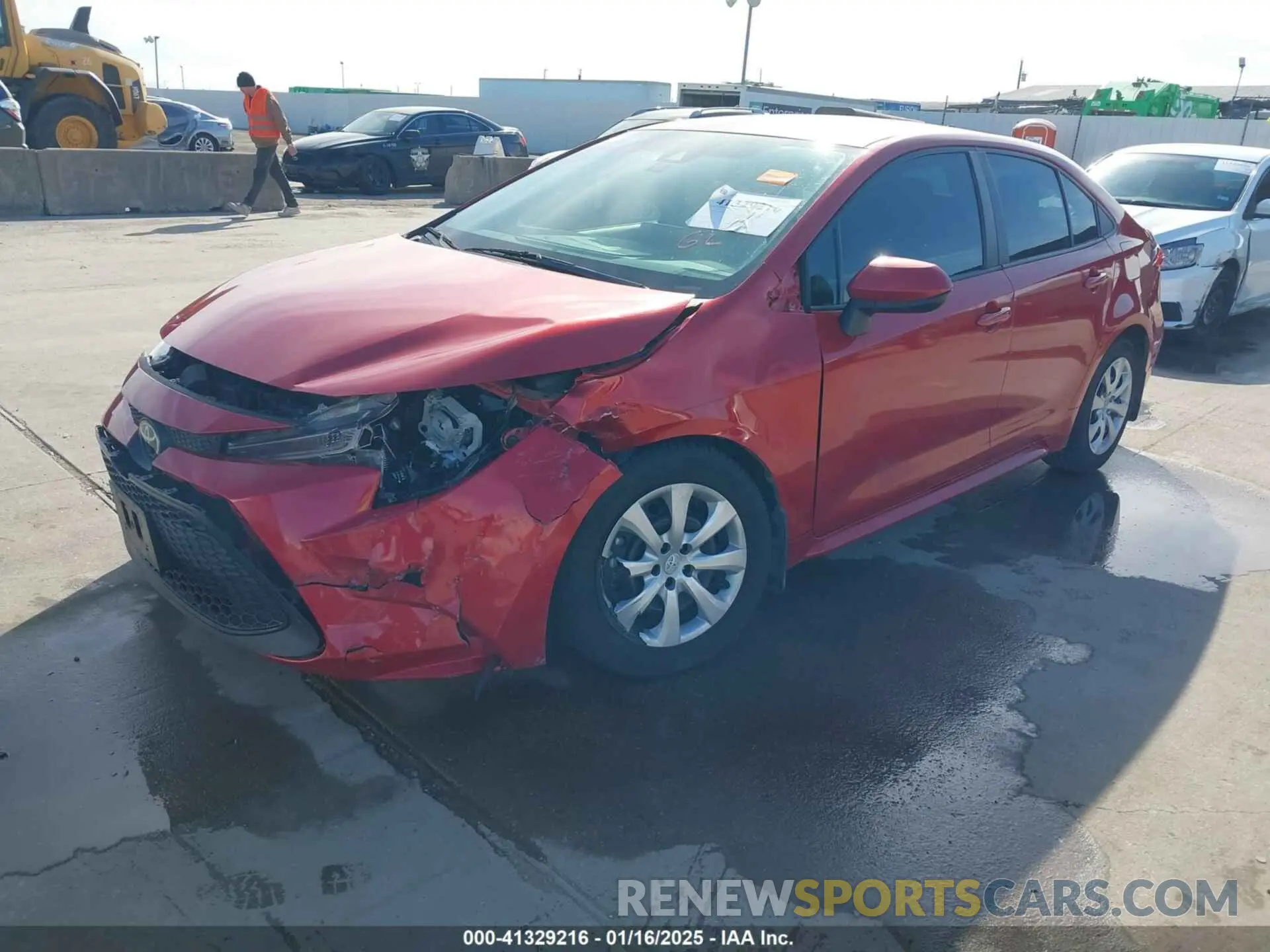 2 Фотография поврежденного автомобиля 5YFEPRAE2LP075082 TOYOTA COROLLA 2020