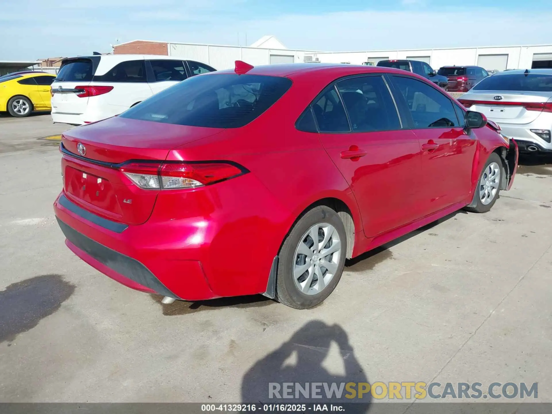 4 Фотография поврежденного автомобиля 5YFEPRAE2LP075082 TOYOTA COROLLA 2020