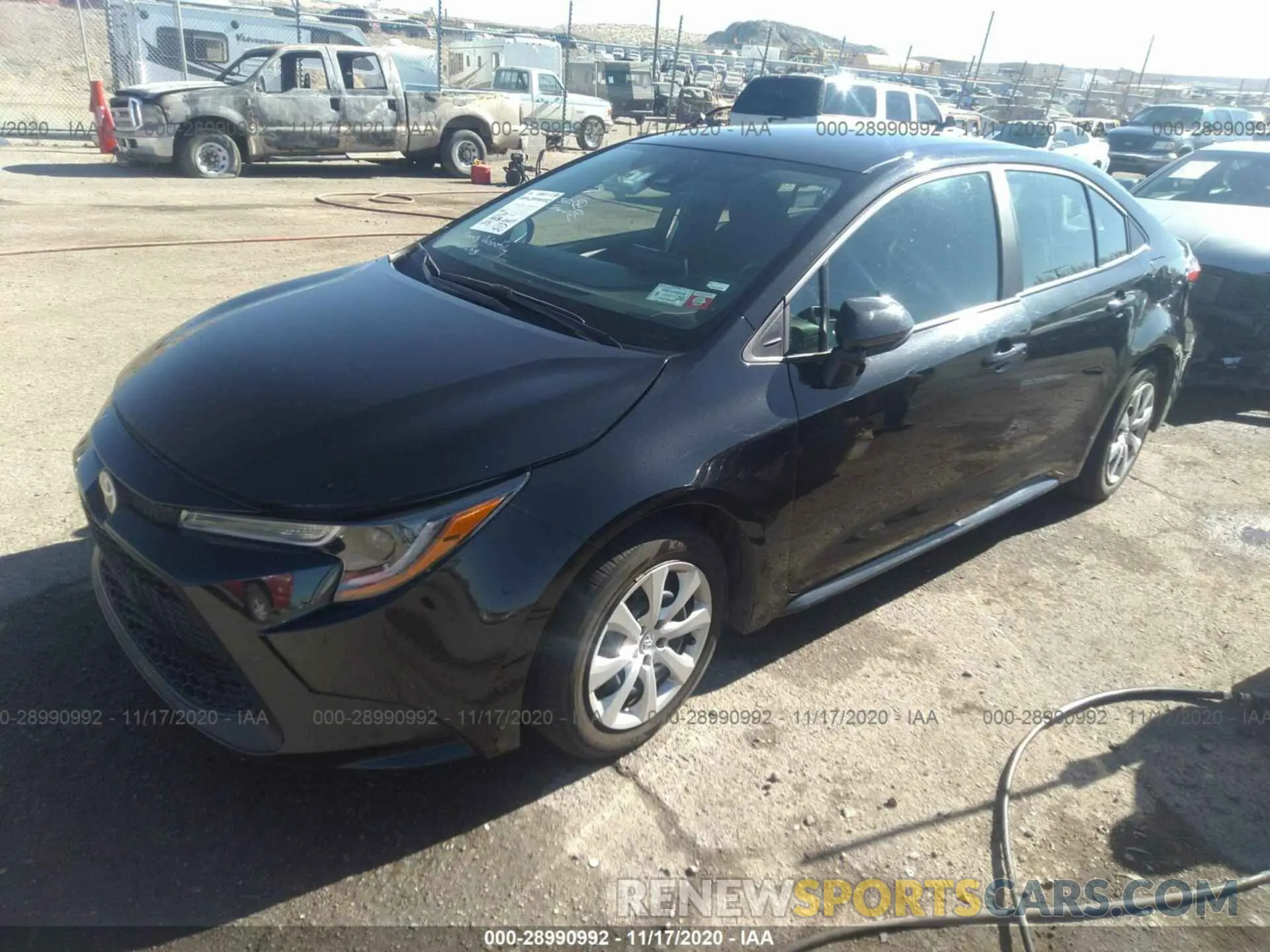 2 Photograph of a damaged car 5YFEPRAE2LP077124 TOYOTA COROLLA 2020