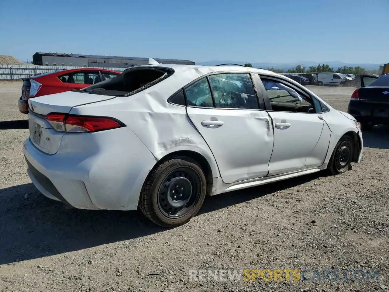 3 Photograph of a damaged car 5YFEPRAE2LP077169 TOYOTA COROLLA 2020