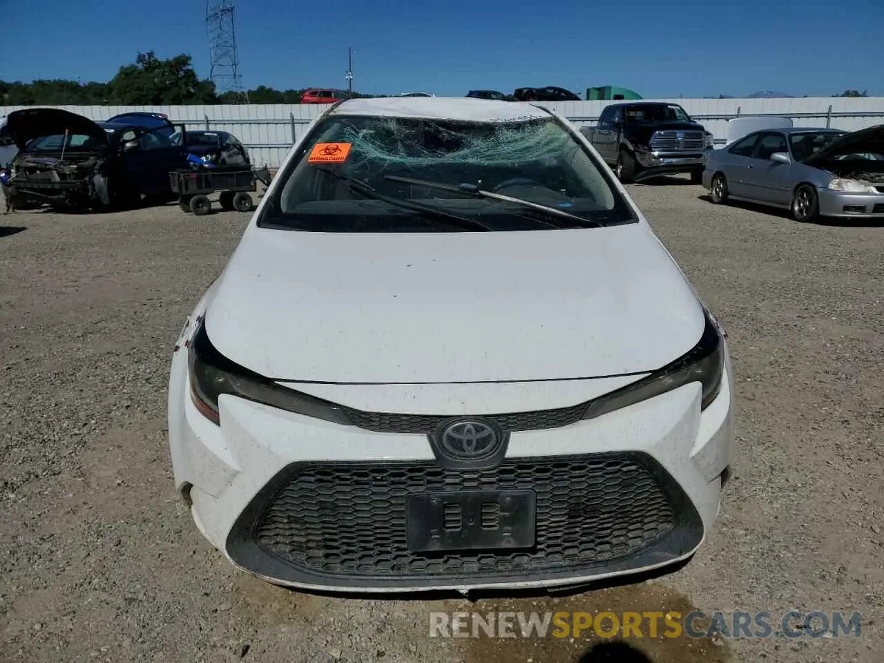 5 Photograph of a damaged car 5YFEPRAE2LP077169 TOYOTA COROLLA 2020