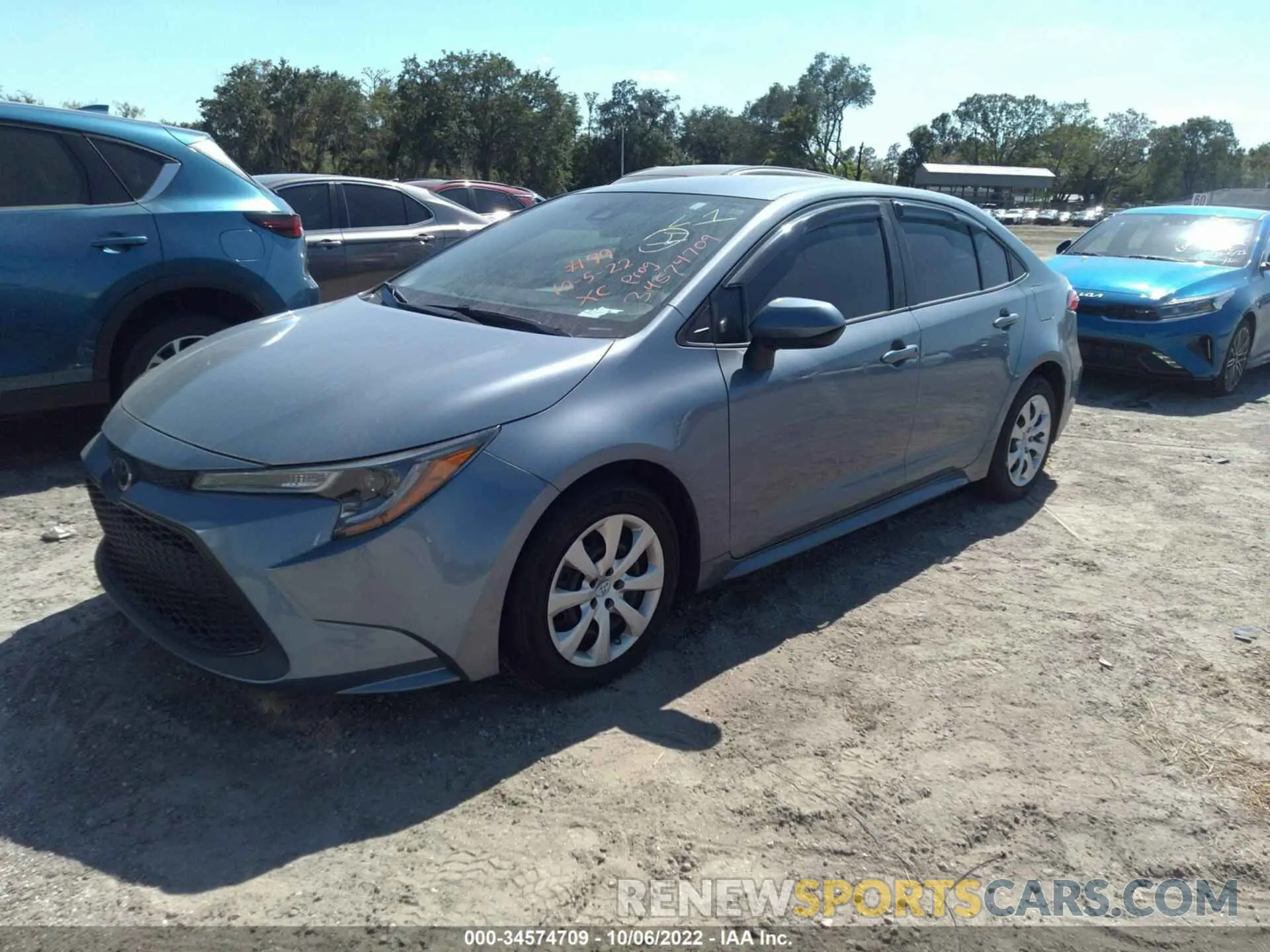 2 Фотография поврежденного автомобиля 5YFEPRAE2LP085238 TOYOTA COROLLA 2020