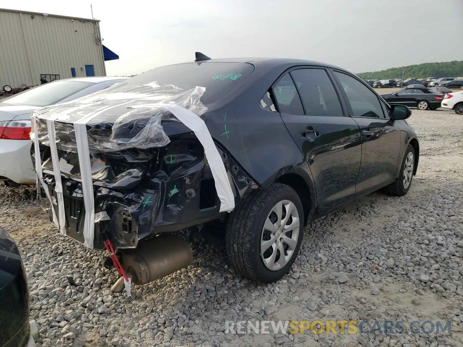 4 Фотография поврежденного автомобиля 5YFEPRAE2LP087197 TOYOTA COROLLA 2020