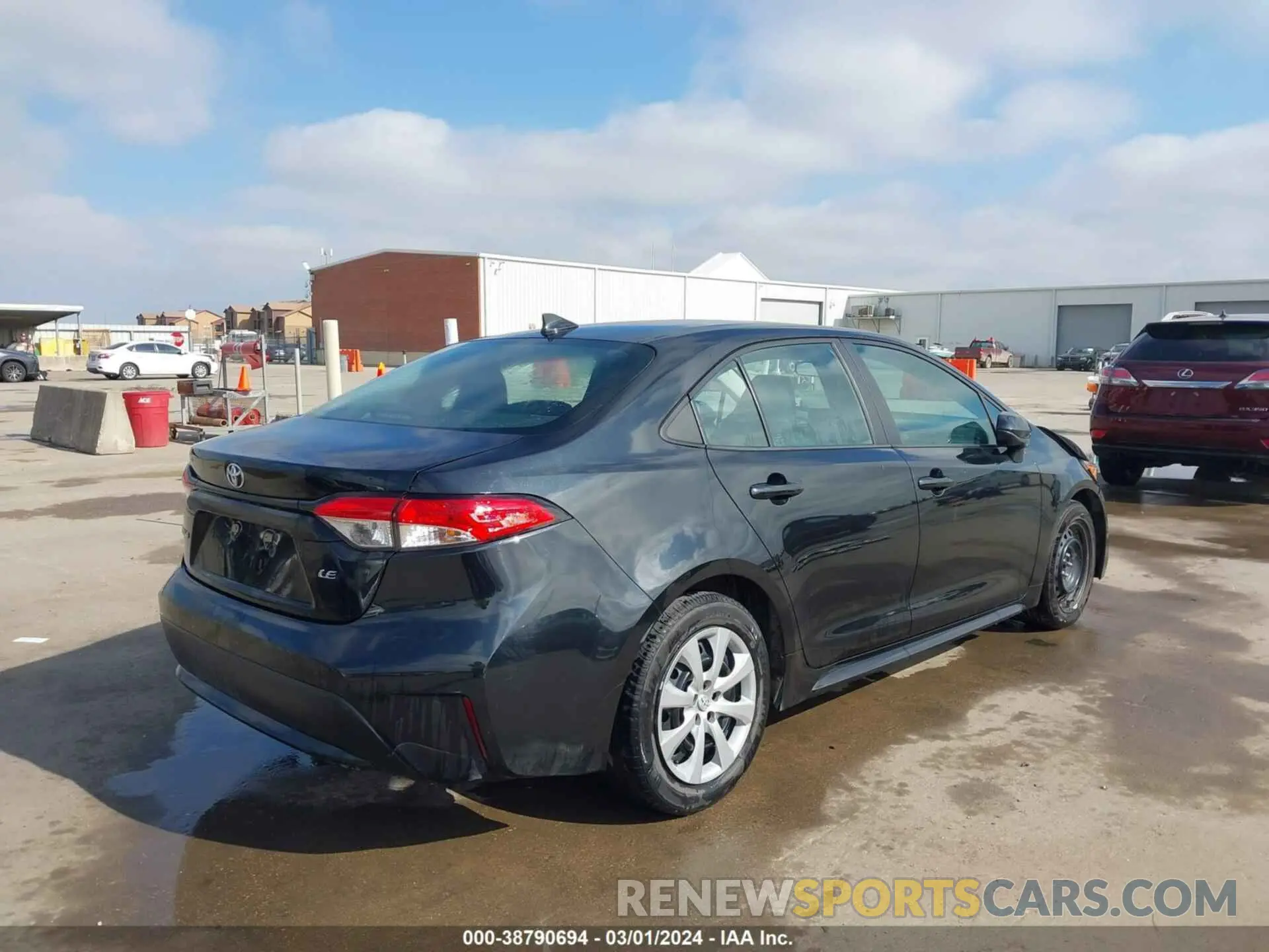 4 Фотография поврежденного автомобиля 5YFEPRAE2LP087765 TOYOTA COROLLA 2020