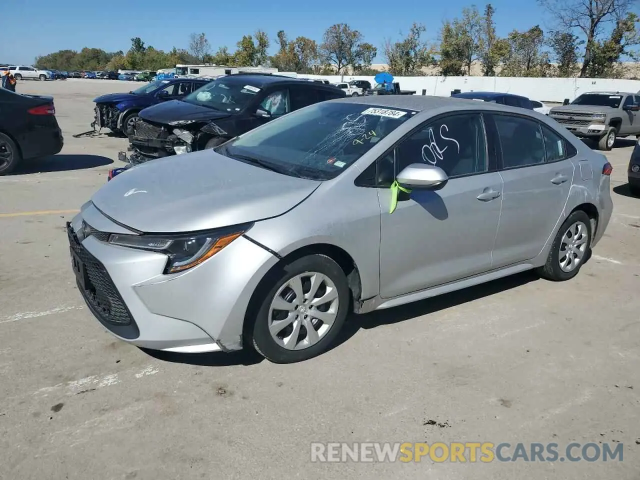 1 Photograph of a damaged car 5YFEPRAE2LP093226 TOYOTA COROLLA 2020