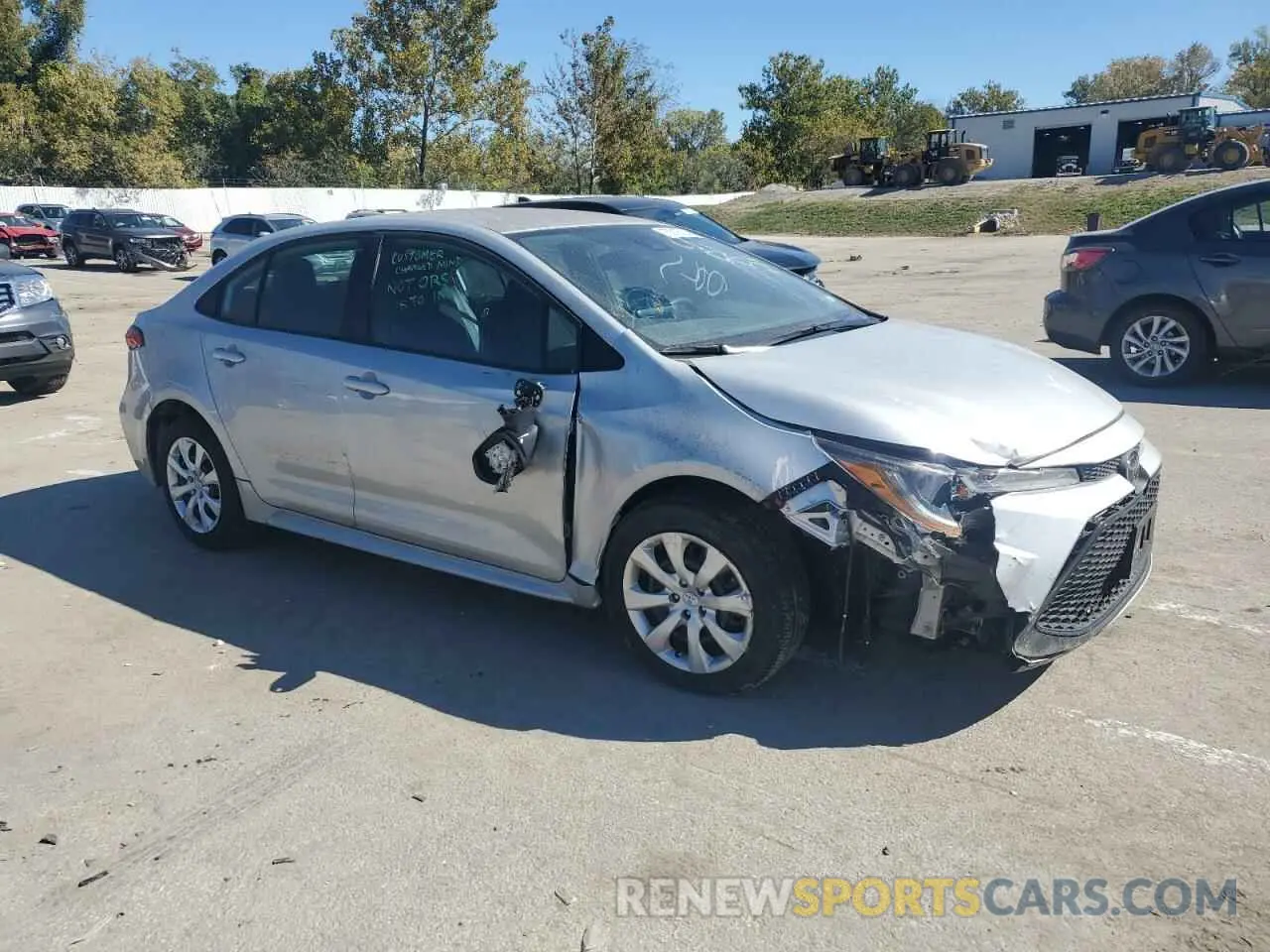 4 Photograph of a damaged car 5YFEPRAE2LP093226 TOYOTA COROLLA 2020