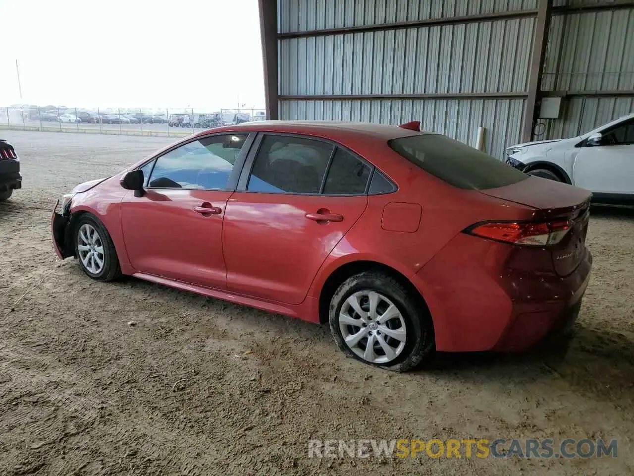 2 Photograph of a damaged car 5YFEPRAE2LP095543 TOYOTA COROLLA 2020