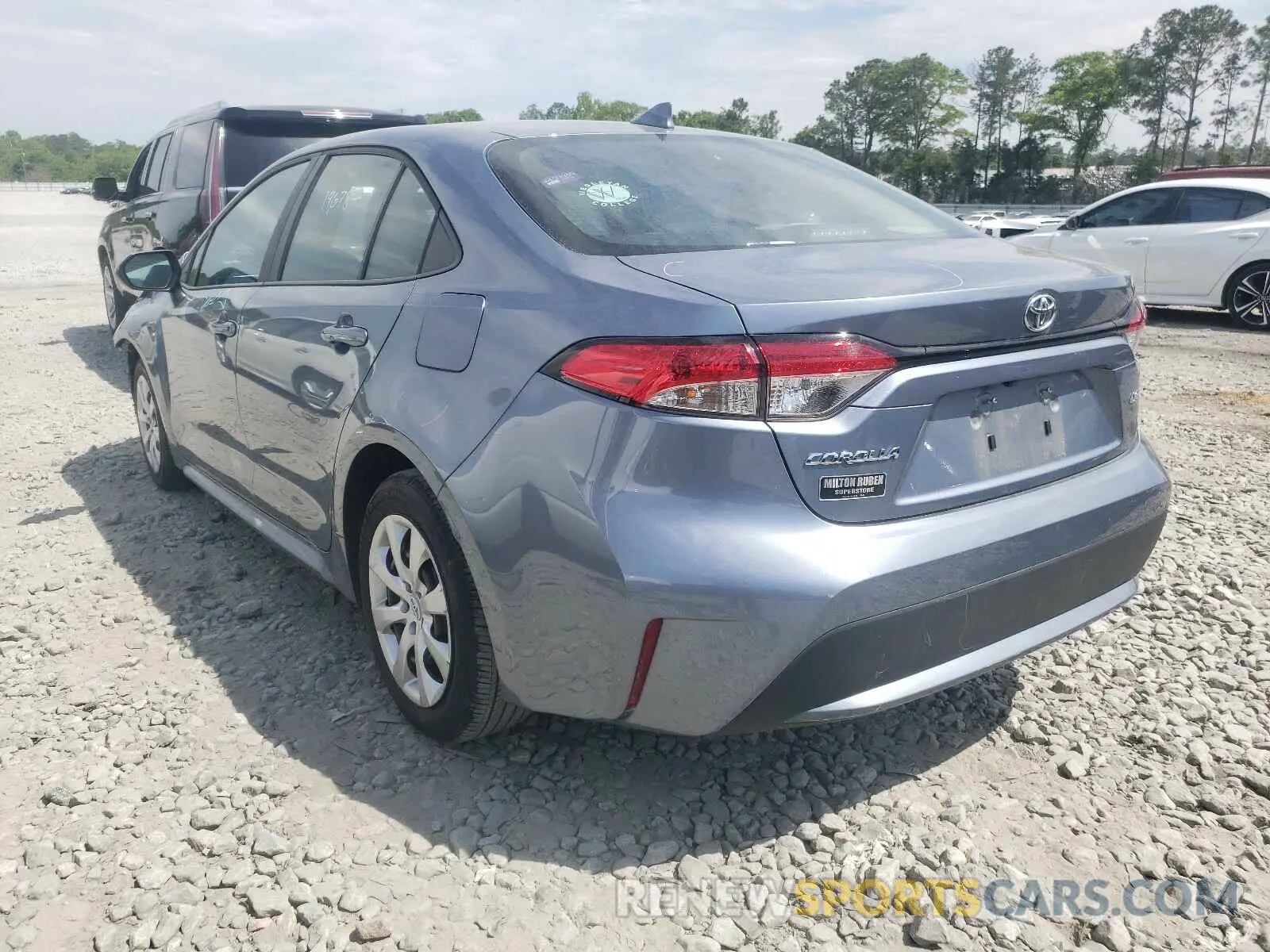 3 Photograph of a damaged car 5YFEPRAE2LP102619 TOYOTA COROLLA 2020