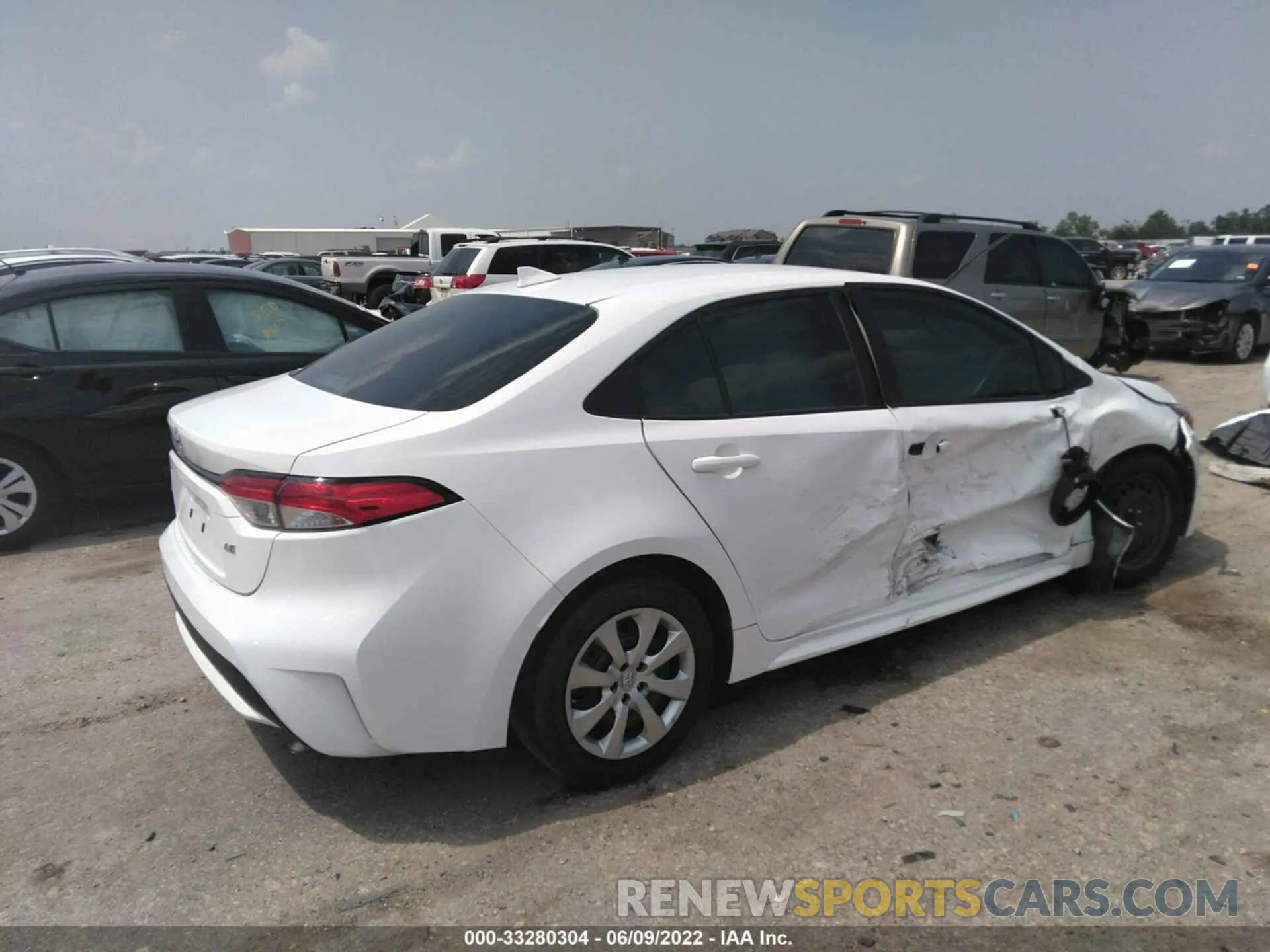 4 Фотография поврежденного автомобиля 5YFEPRAE2LP104130 TOYOTA COROLLA 2020