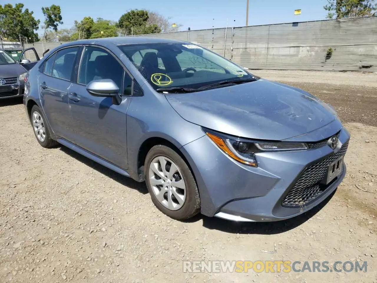 1 Photograph of a damaged car 5YFEPRAE2LP104421 TOYOTA COROLLA 2020