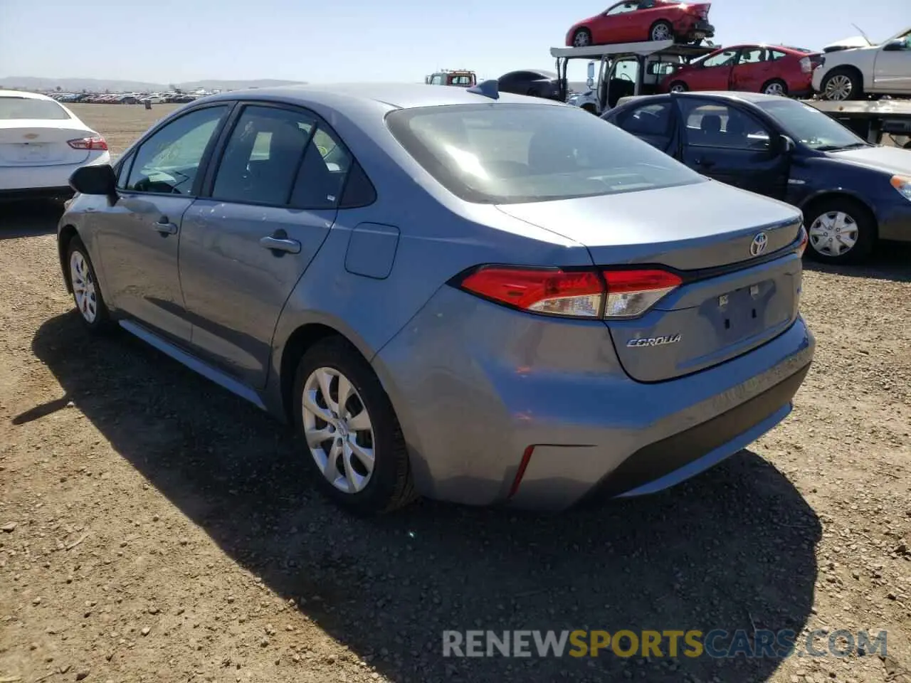 3 Photograph of a damaged car 5YFEPRAE2LP104421 TOYOTA COROLLA 2020