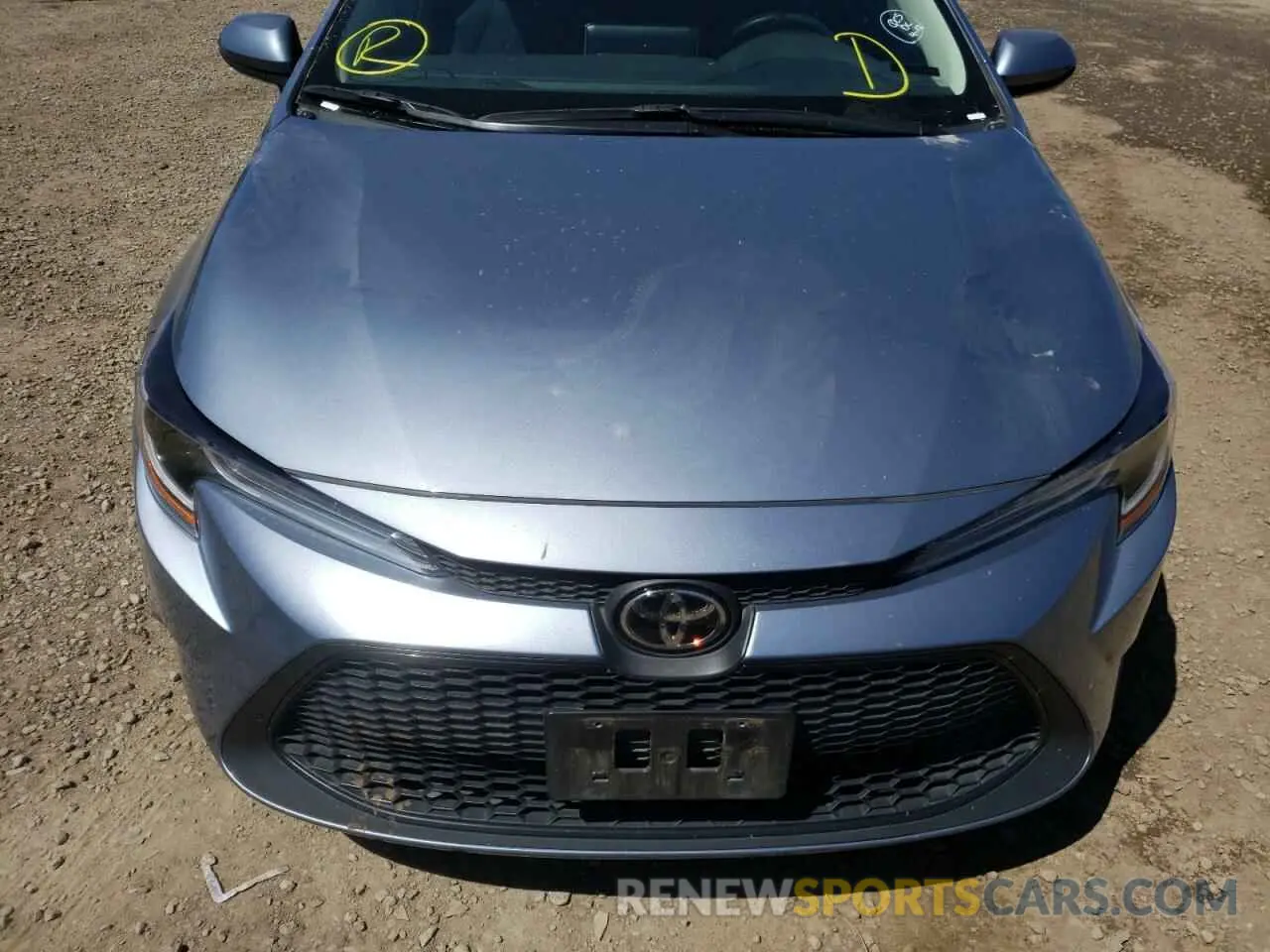 9 Photograph of a damaged car 5YFEPRAE2LP104421 TOYOTA COROLLA 2020