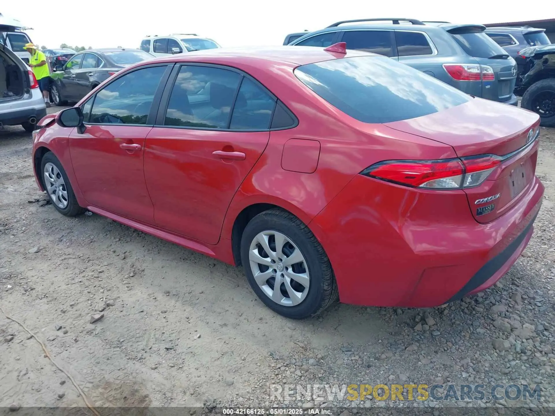 3 Photograph of a damaged car 5YFEPRAE2LP105200 TOYOTA COROLLA 2020