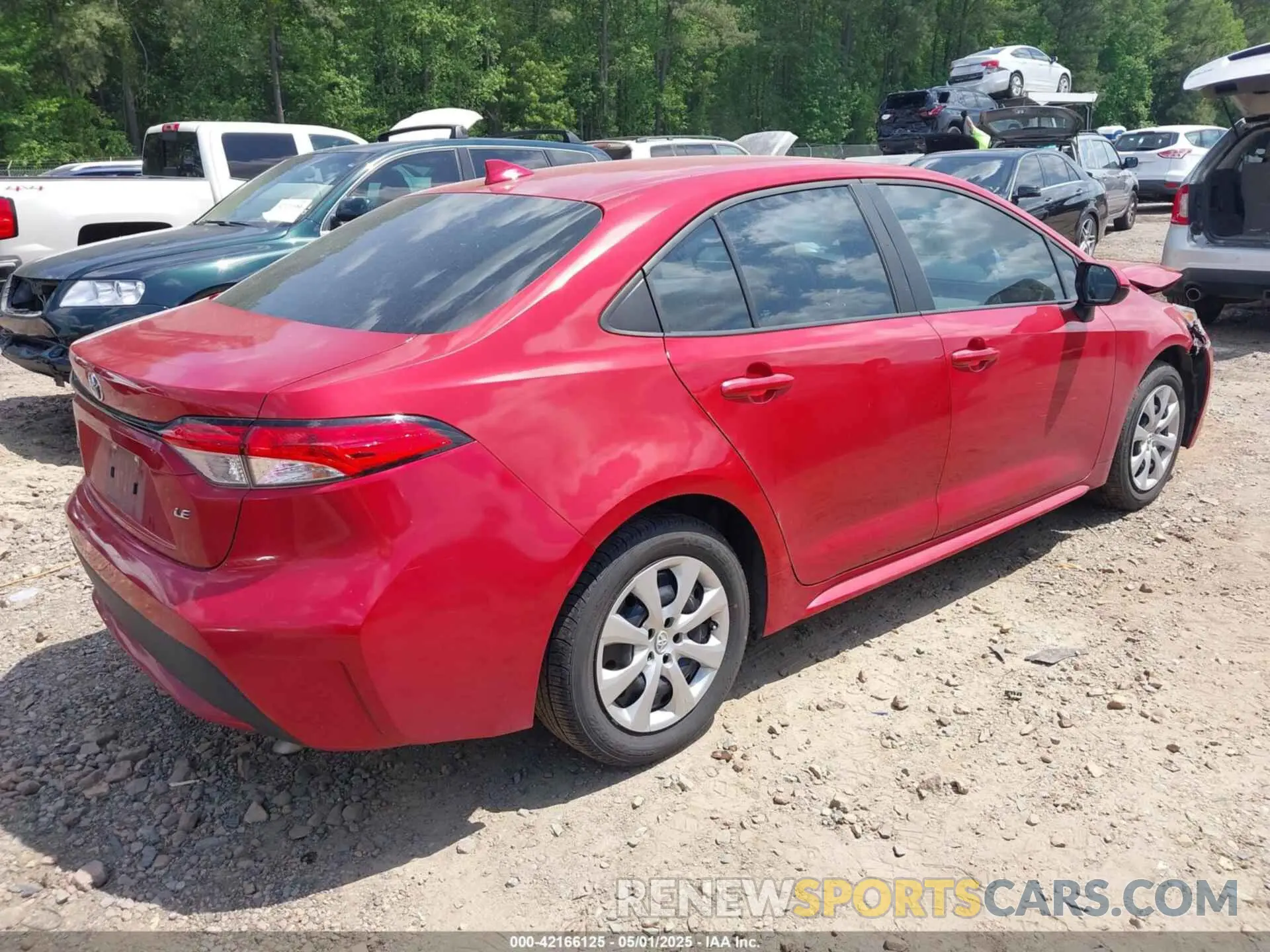 4 Photograph of a damaged car 5YFEPRAE2LP105200 TOYOTA COROLLA 2020