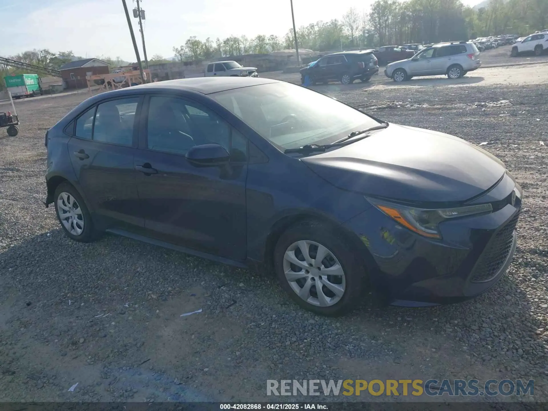 1 Photograph of a damaged car 5YFEPRAE2LP110672 TOYOTA COROLLA 2020