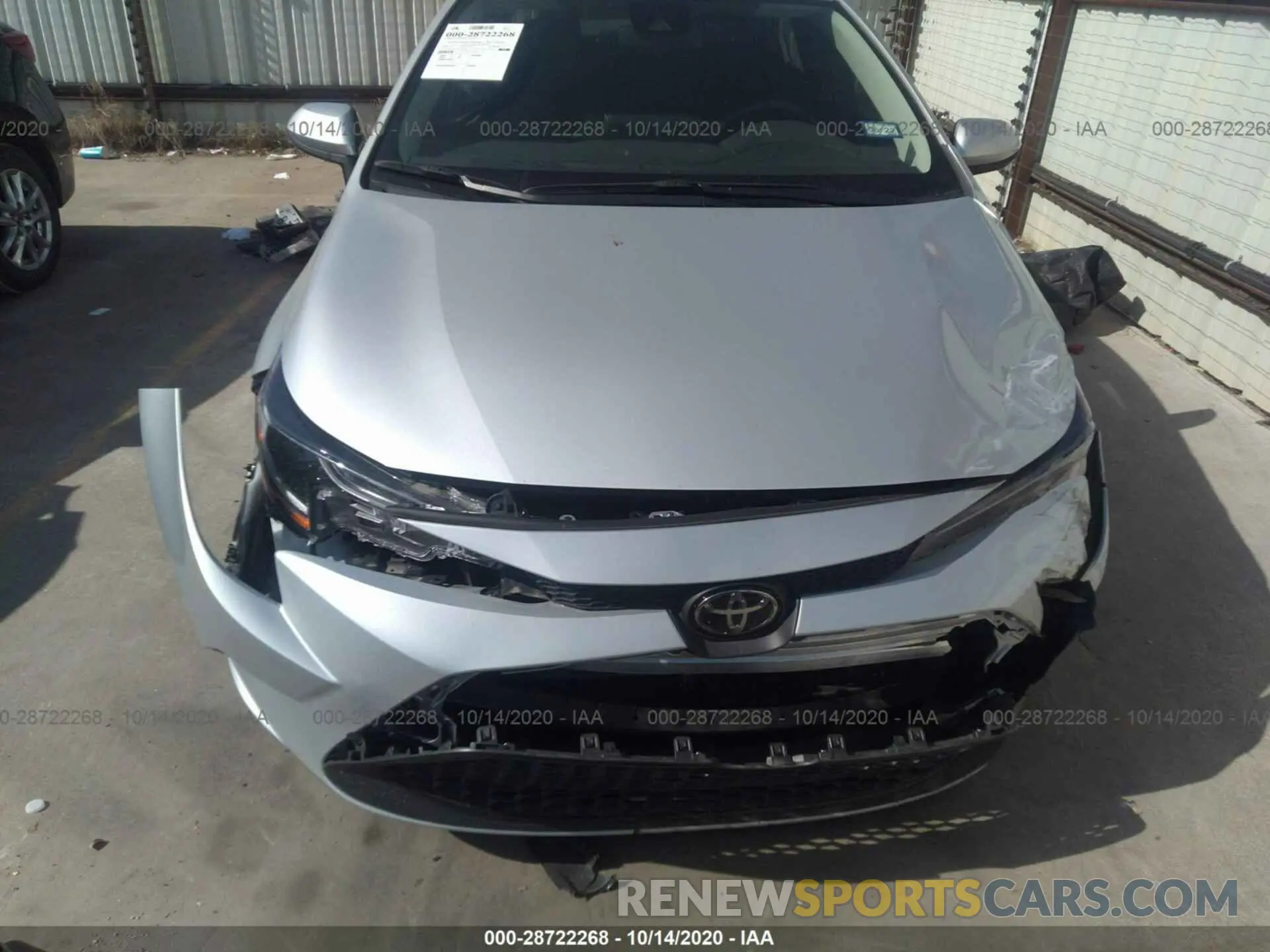 6 Photograph of a damaged car 5YFEPRAE2LP124958 TOYOTA COROLLA 2020