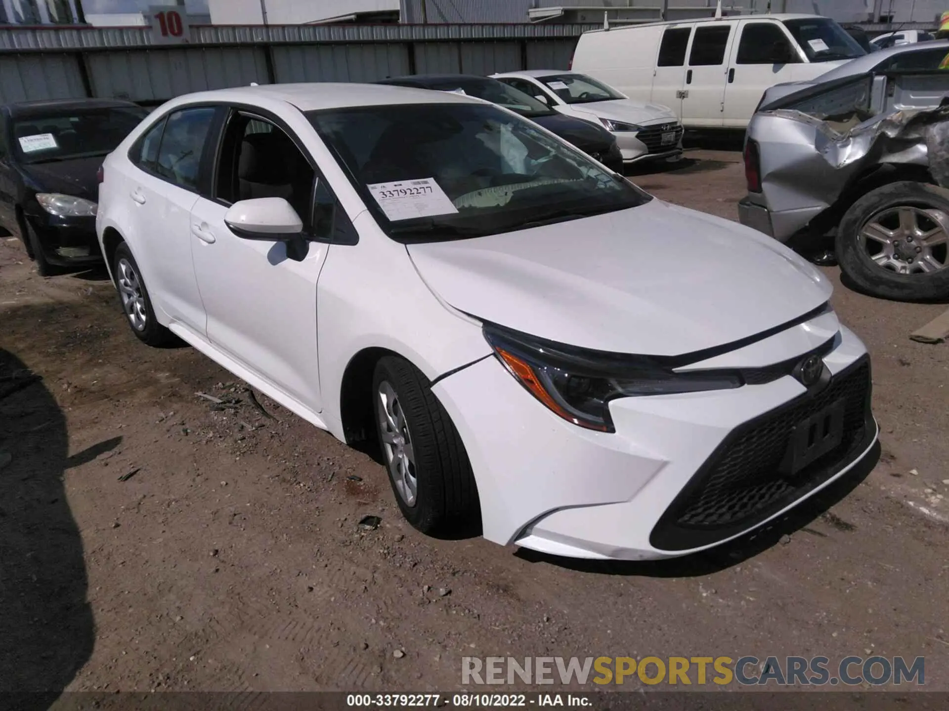 1 Фотография поврежденного автомобиля 5YFEPRAE2LP140772 TOYOTA COROLLA 2020