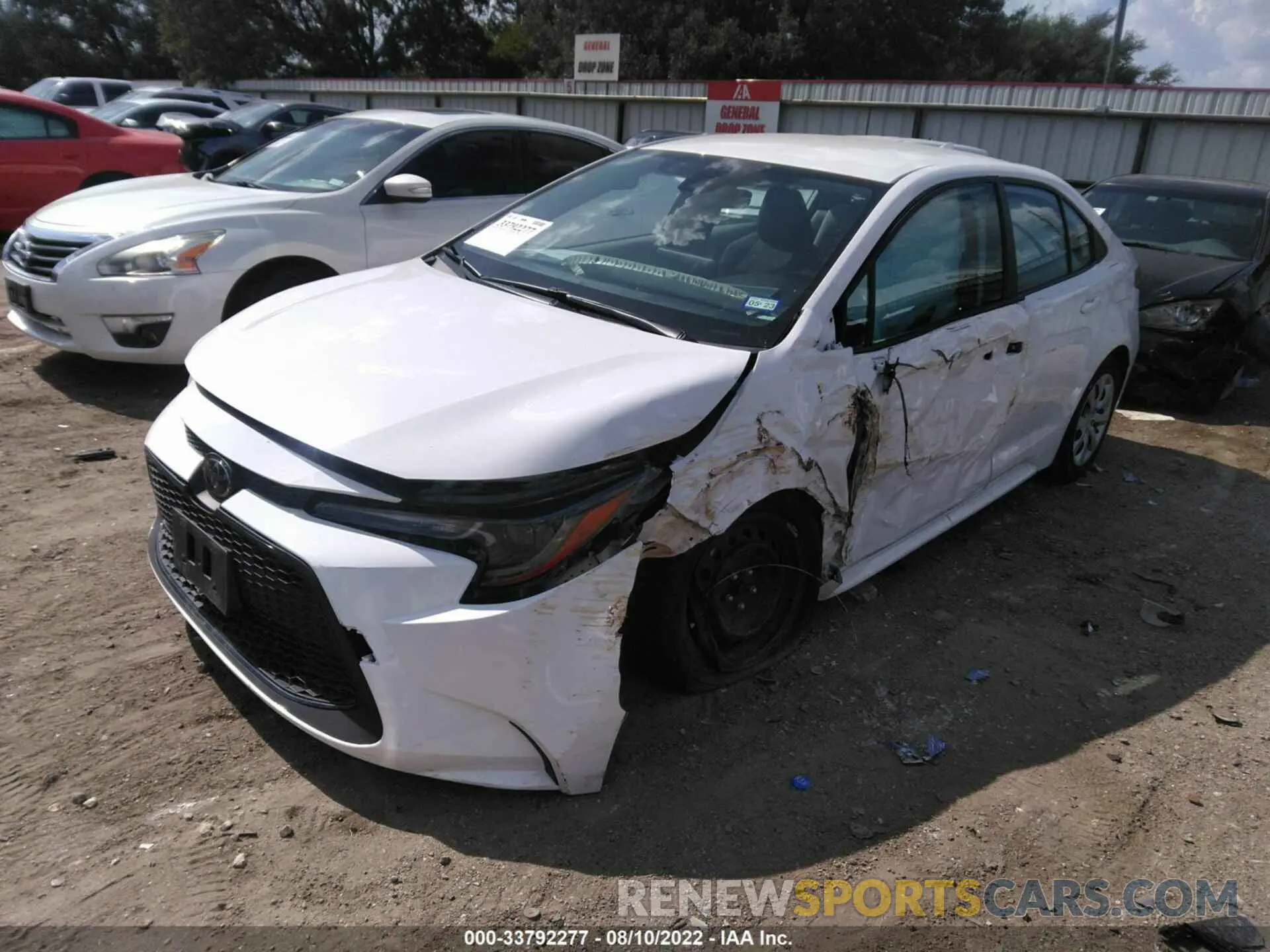 2 Фотография поврежденного автомобиля 5YFEPRAE2LP140772 TOYOTA COROLLA 2020
