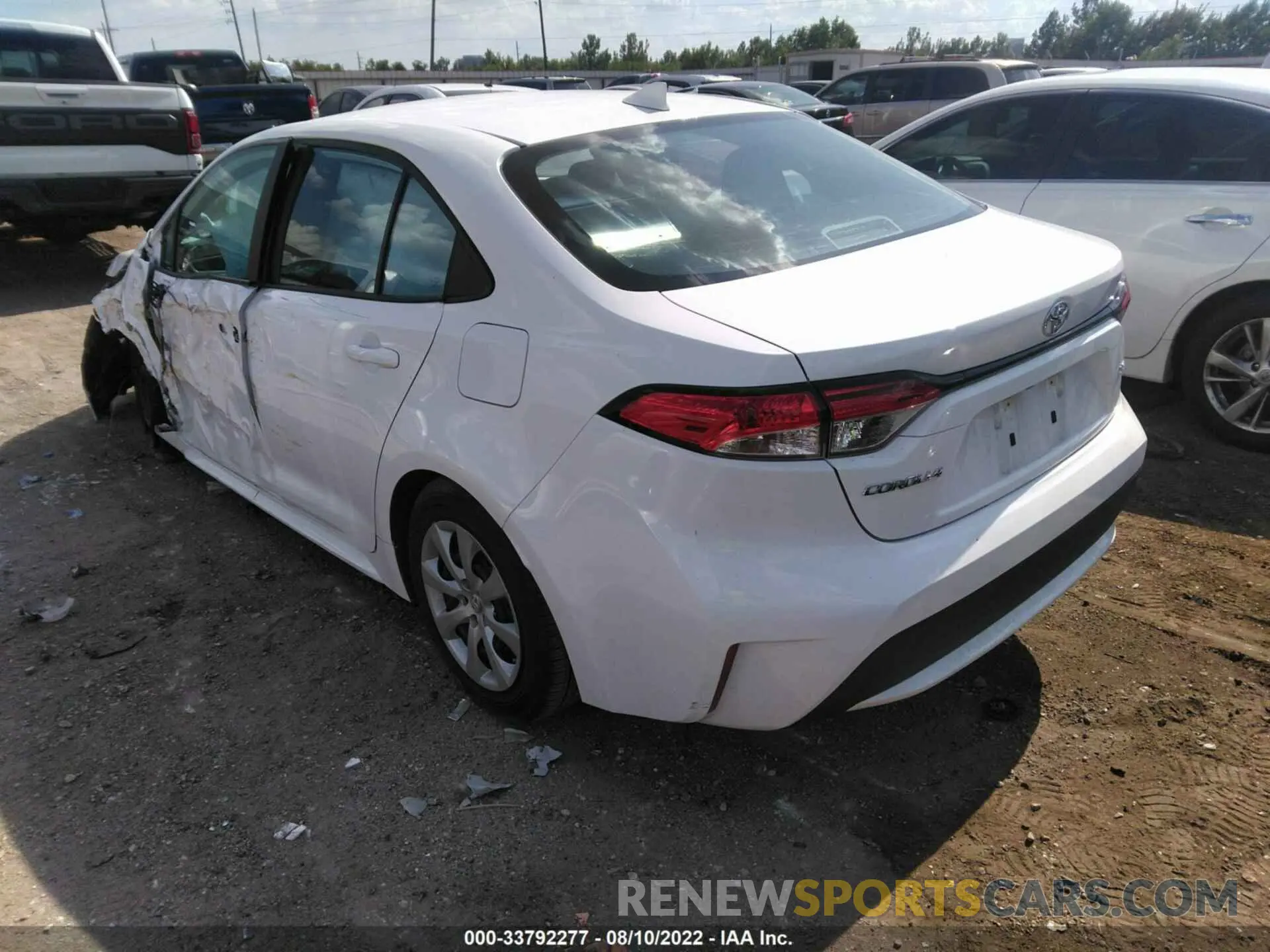 3 Фотография поврежденного автомобиля 5YFEPRAE2LP140772 TOYOTA COROLLA 2020