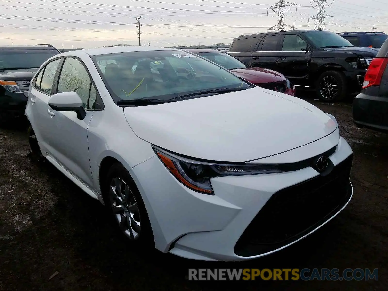 1 Photograph of a damaged car 5YFEPRAE3LP020558 TOYOTA COROLLA 2020