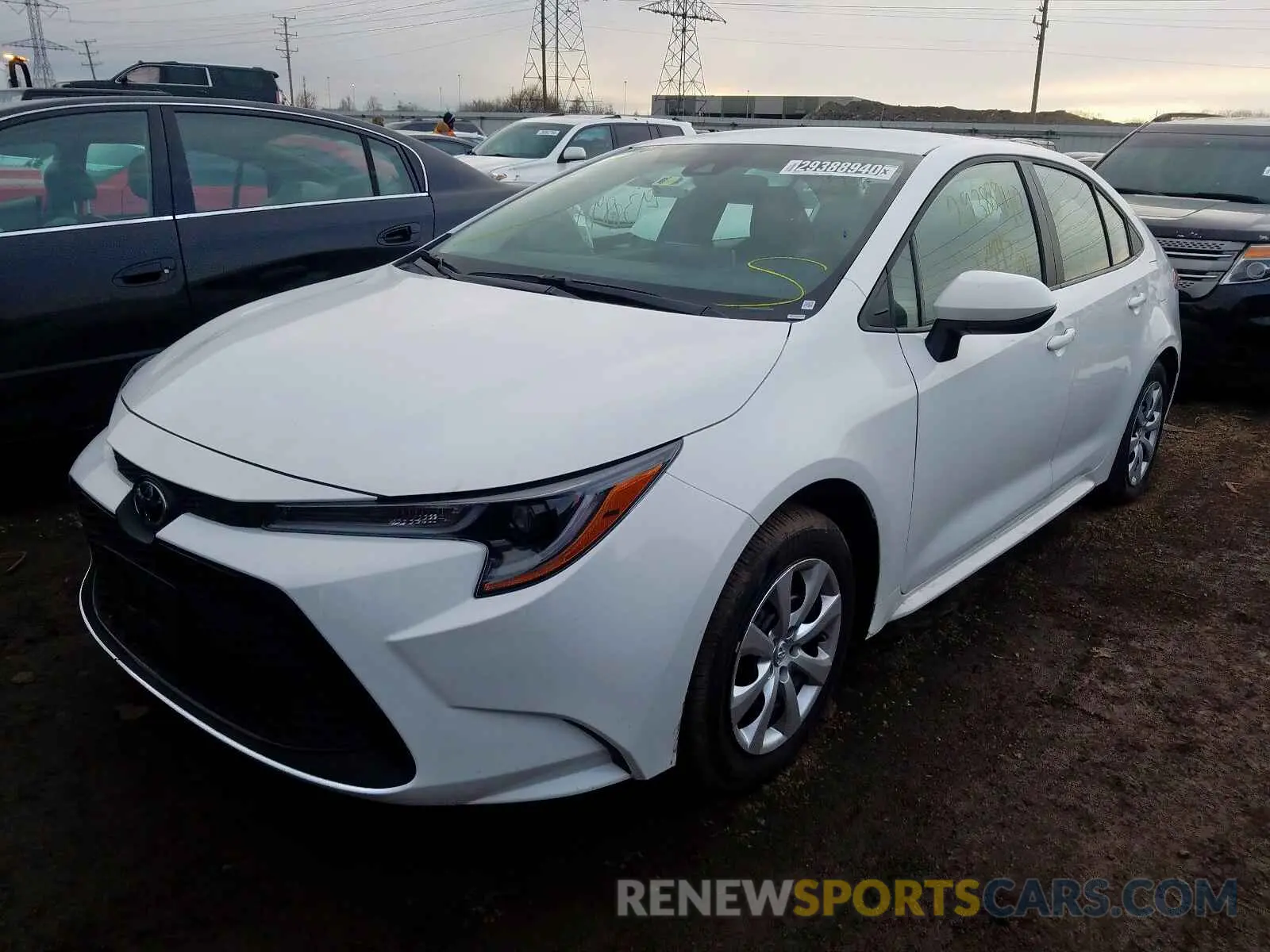 2 Photograph of a damaged car 5YFEPRAE3LP020558 TOYOTA COROLLA 2020
