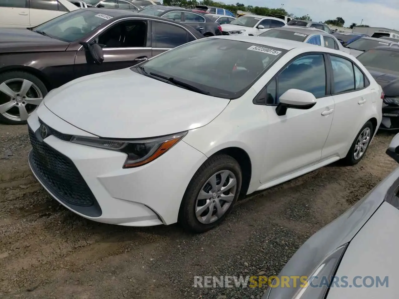 1 Photograph of a damaged car 5YFEPRAE3LP022360 TOYOTA COROLLA 2020