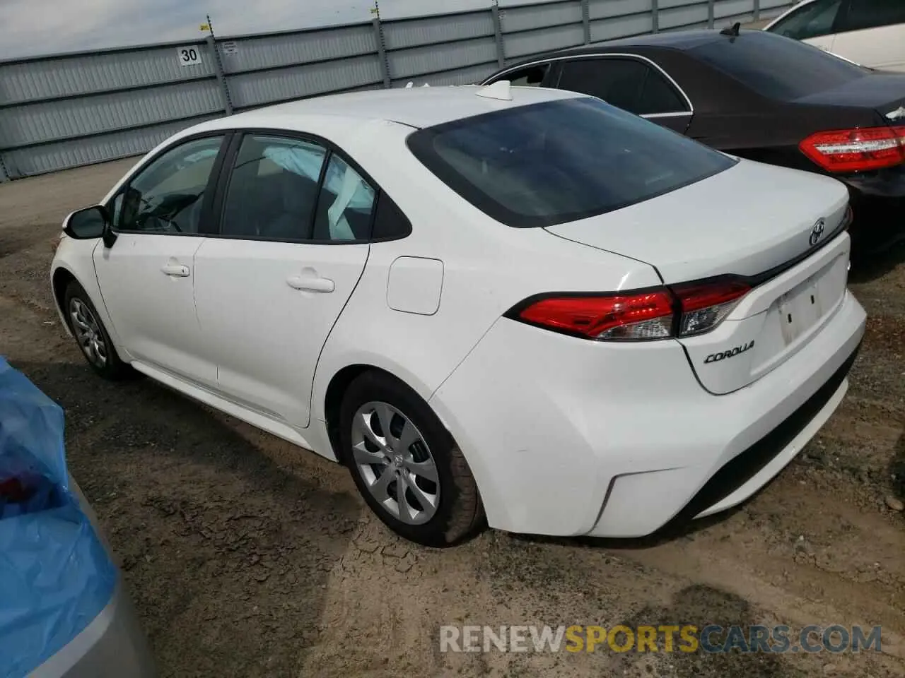 2 Photograph of a damaged car 5YFEPRAE3LP022360 TOYOTA COROLLA 2020