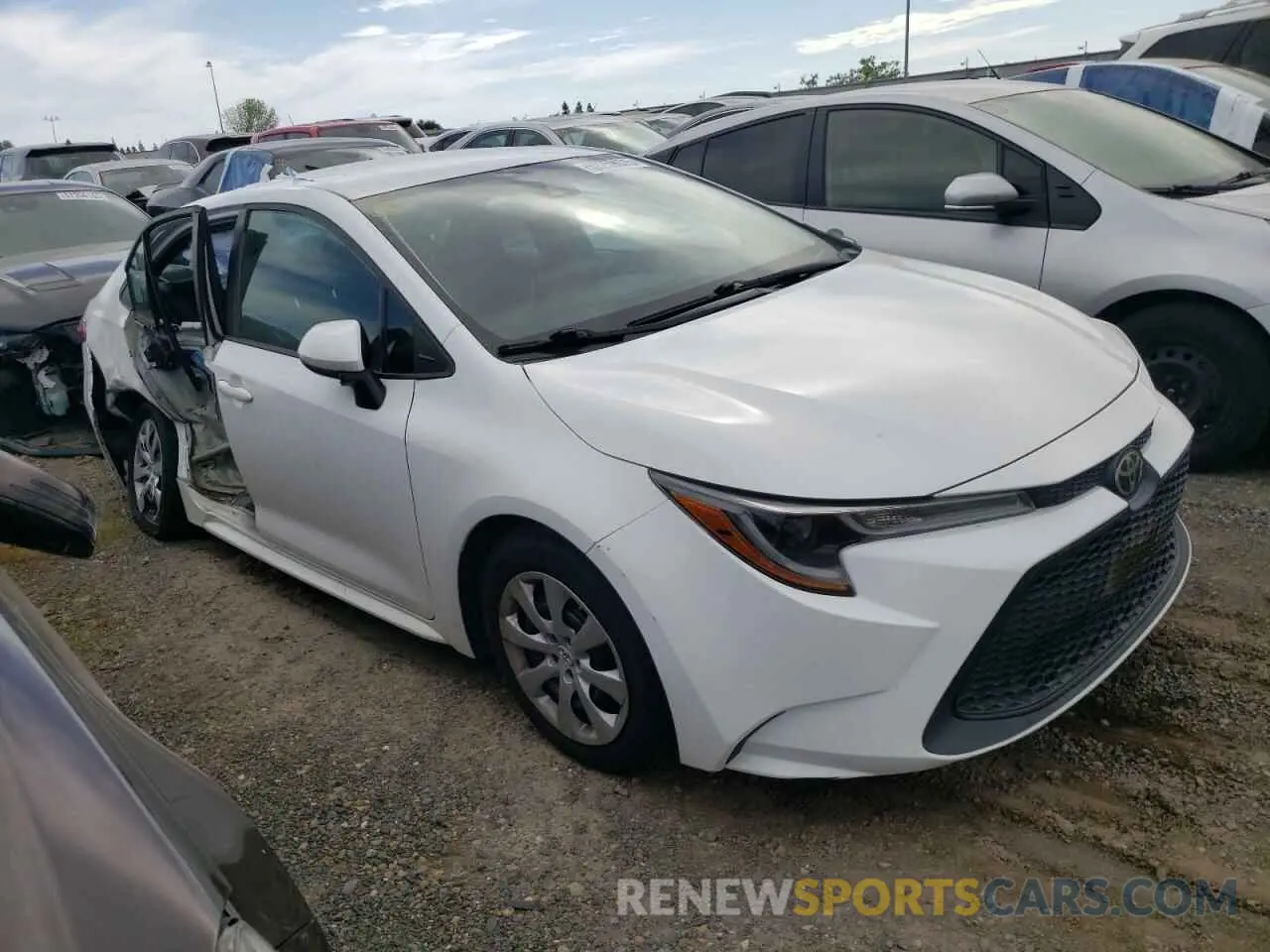 4 Photograph of a damaged car 5YFEPRAE3LP022360 TOYOTA COROLLA 2020