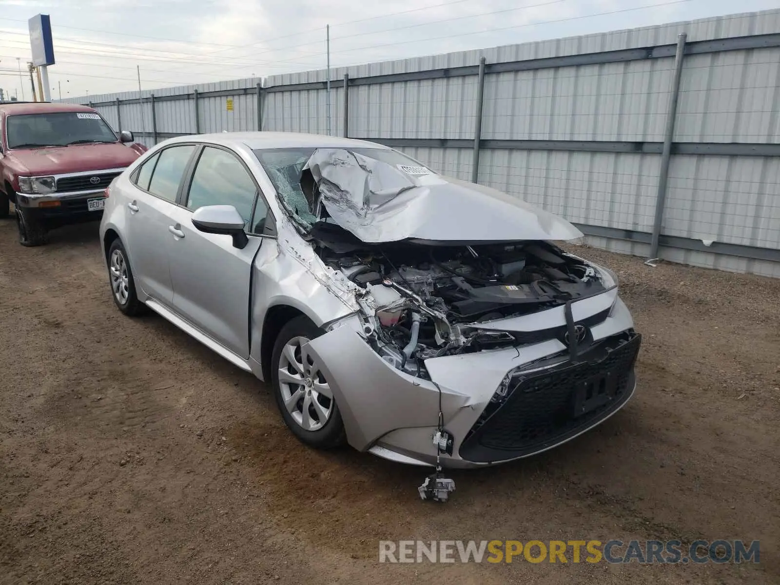1 Photograph of a damaged car 5YFEPRAE3LP026277 TOYOTA COROLLA 2020
