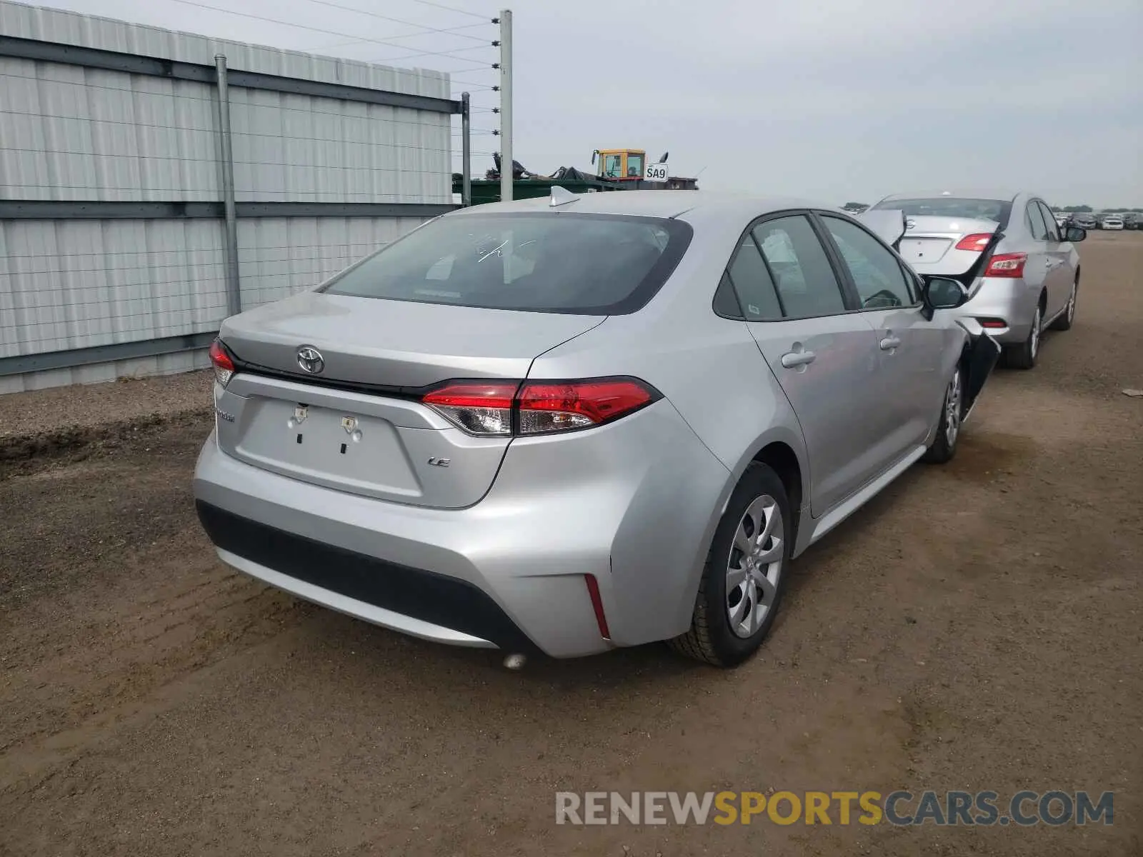 4 Photograph of a damaged car 5YFEPRAE3LP026277 TOYOTA COROLLA 2020