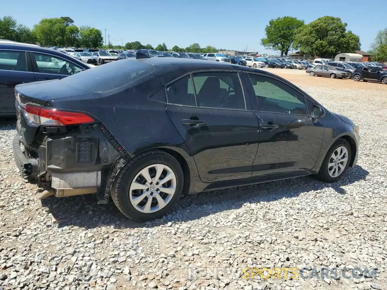 3 Photograph of a damaged car 5YFEPRAE3LP034623 TOYOTA COROLLA 2020