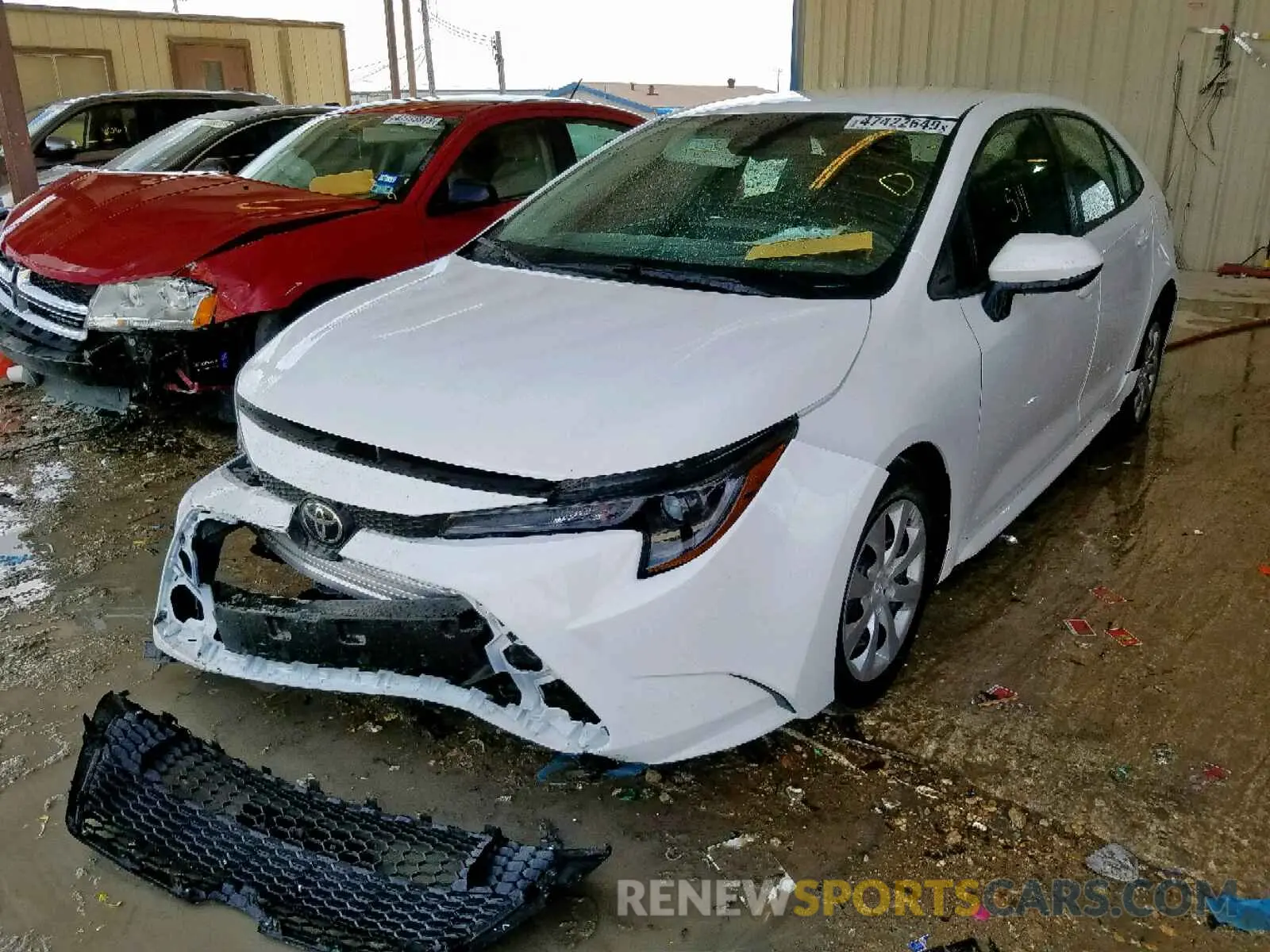 2 Photograph of a damaged car 5YFEPRAE3LP043404 TOYOTA COROLLA 2020