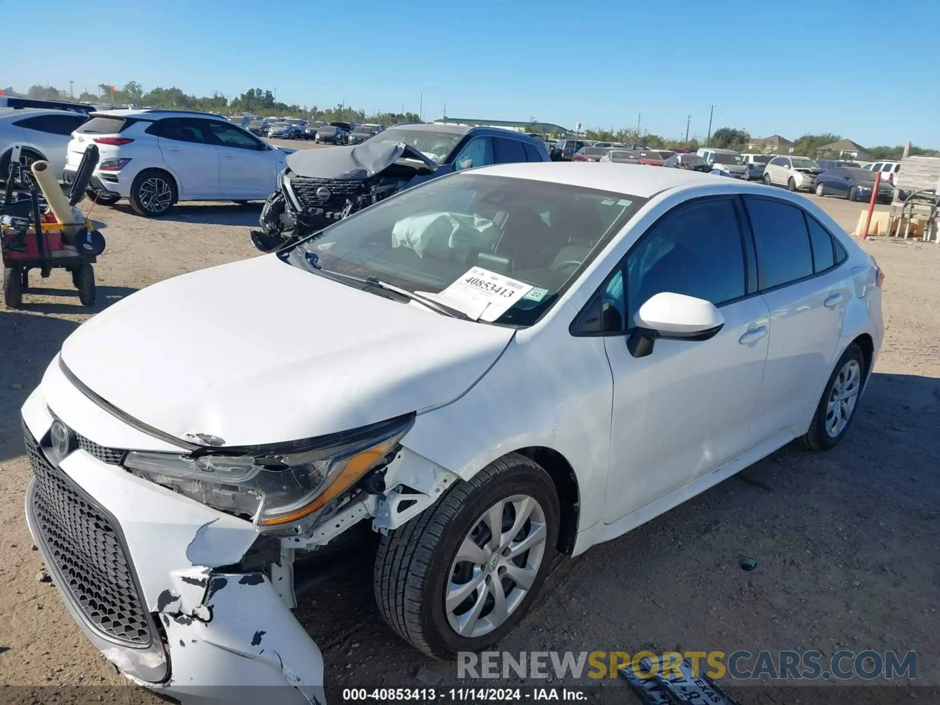 2 Фотография поврежденного автомобиля 5YFEPRAE3LP047405 TOYOTA COROLLA 2020