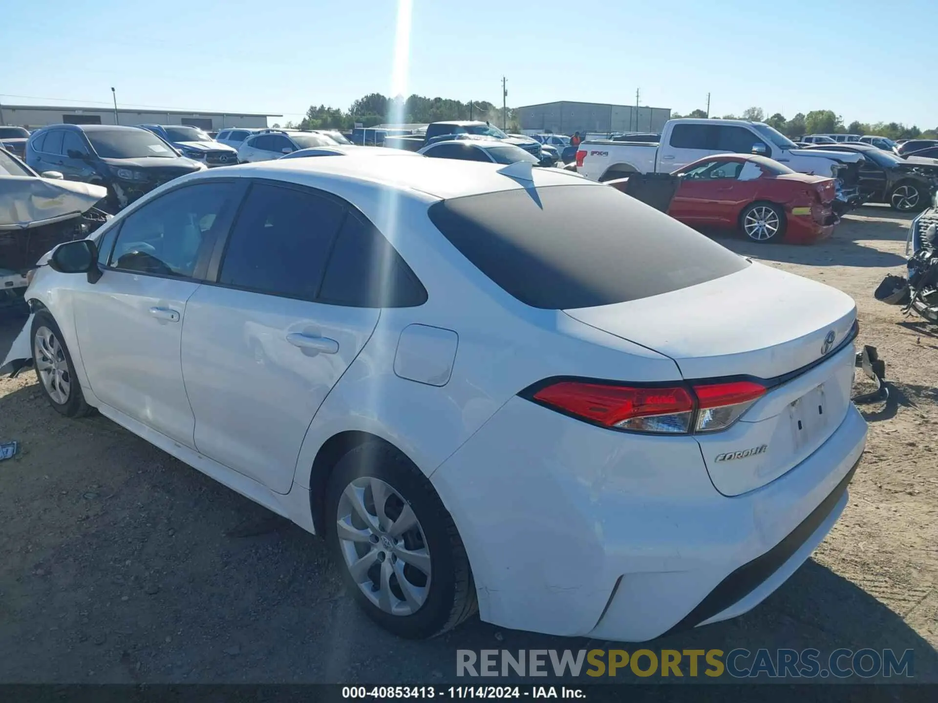 3 Фотография поврежденного автомобиля 5YFEPRAE3LP047405 TOYOTA COROLLA 2020