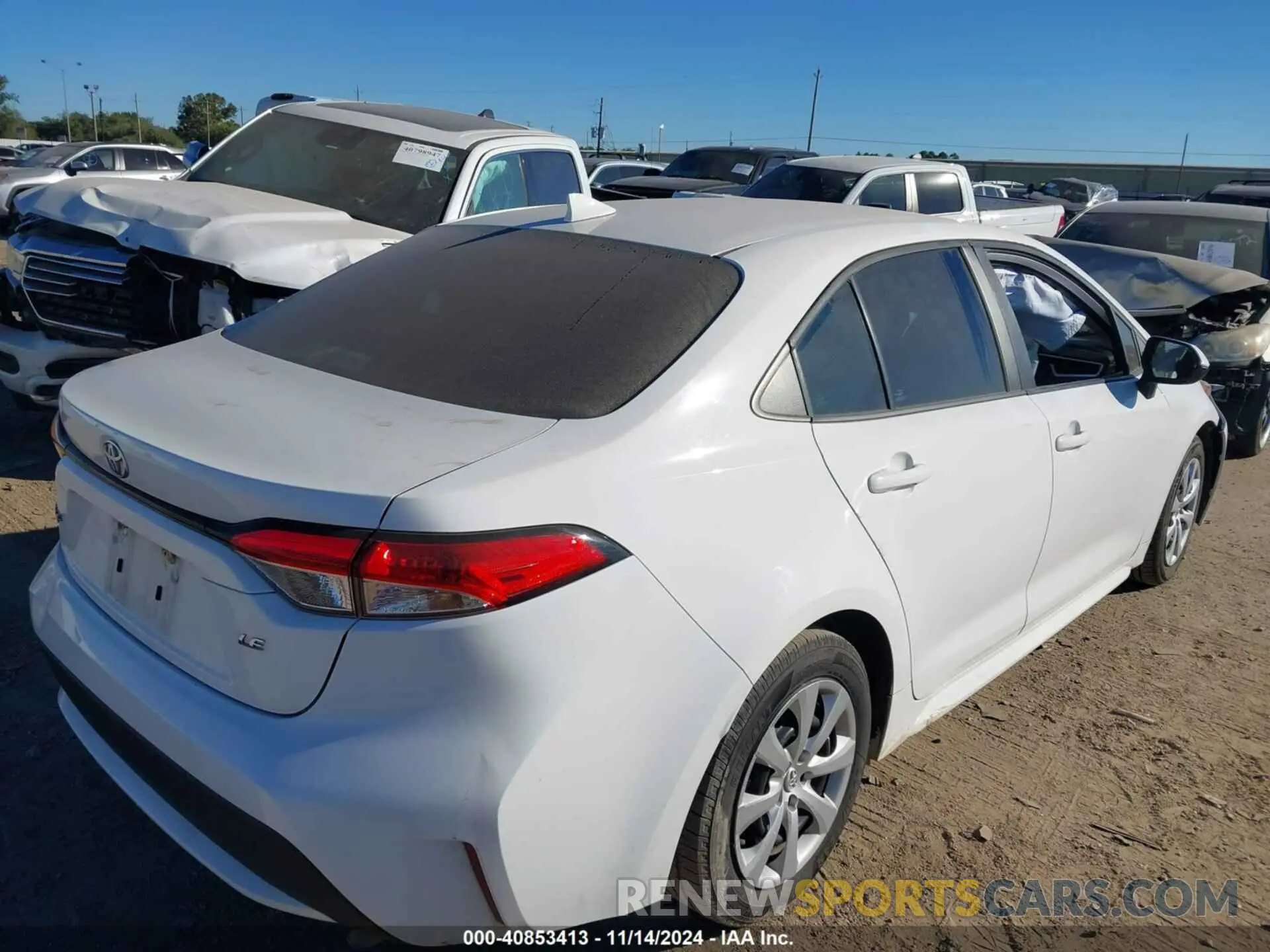 4 Фотография поврежденного автомобиля 5YFEPRAE3LP047405 TOYOTA COROLLA 2020