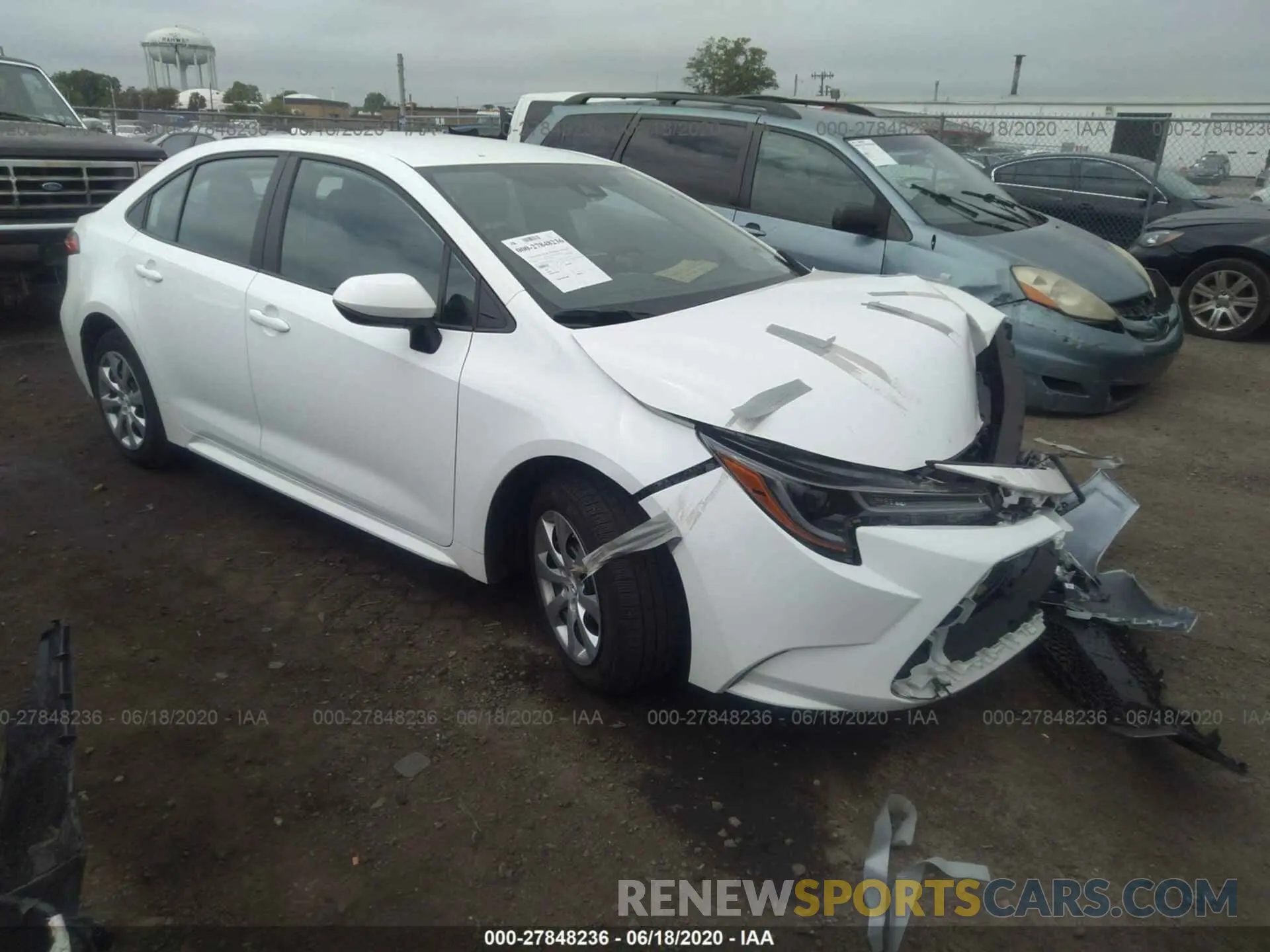 1 Photograph of a damaged car 5YFEPRAE3LP050921 TOYOTA COROLLA 2020