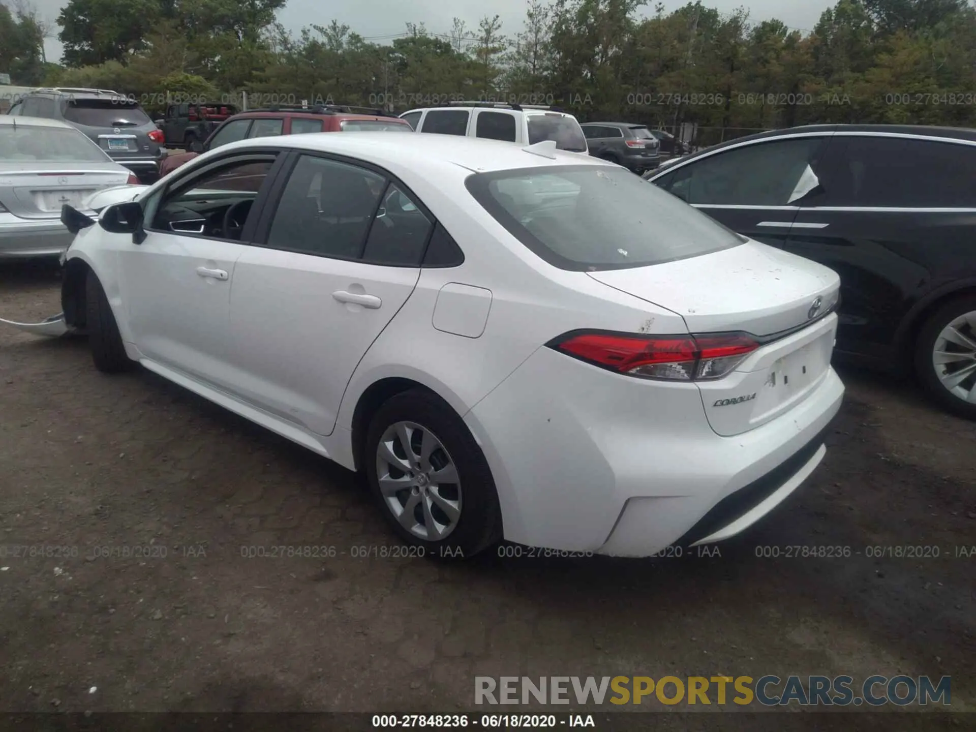 3 Photograph of a damaged car 5YFEPRAE3LP050921 TOYOTA COROLLA 2020