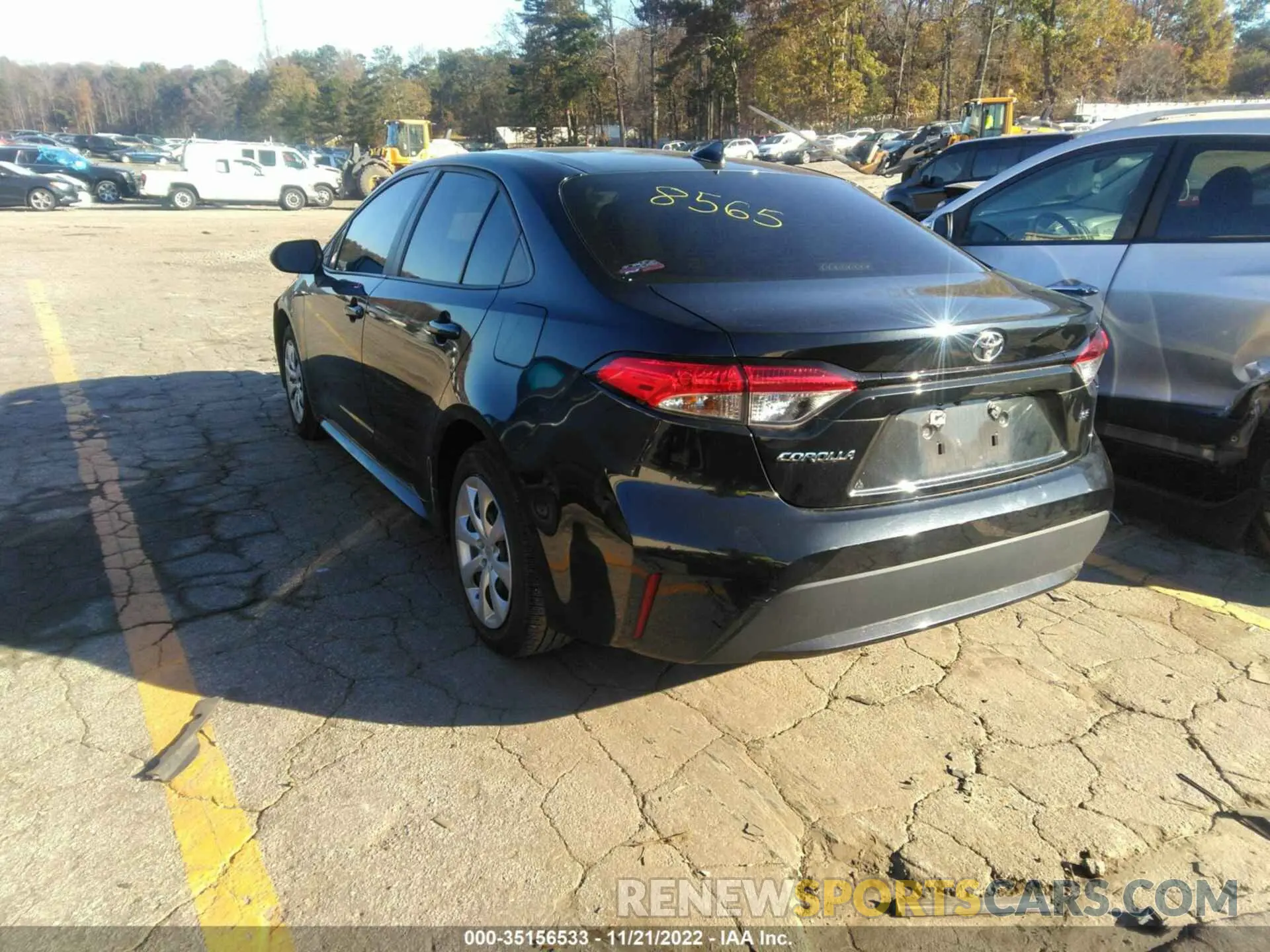 3 Фотография поврежденного автомобиля 5YFEPRAE3LP058565 TOYOTA COROLLA 2020