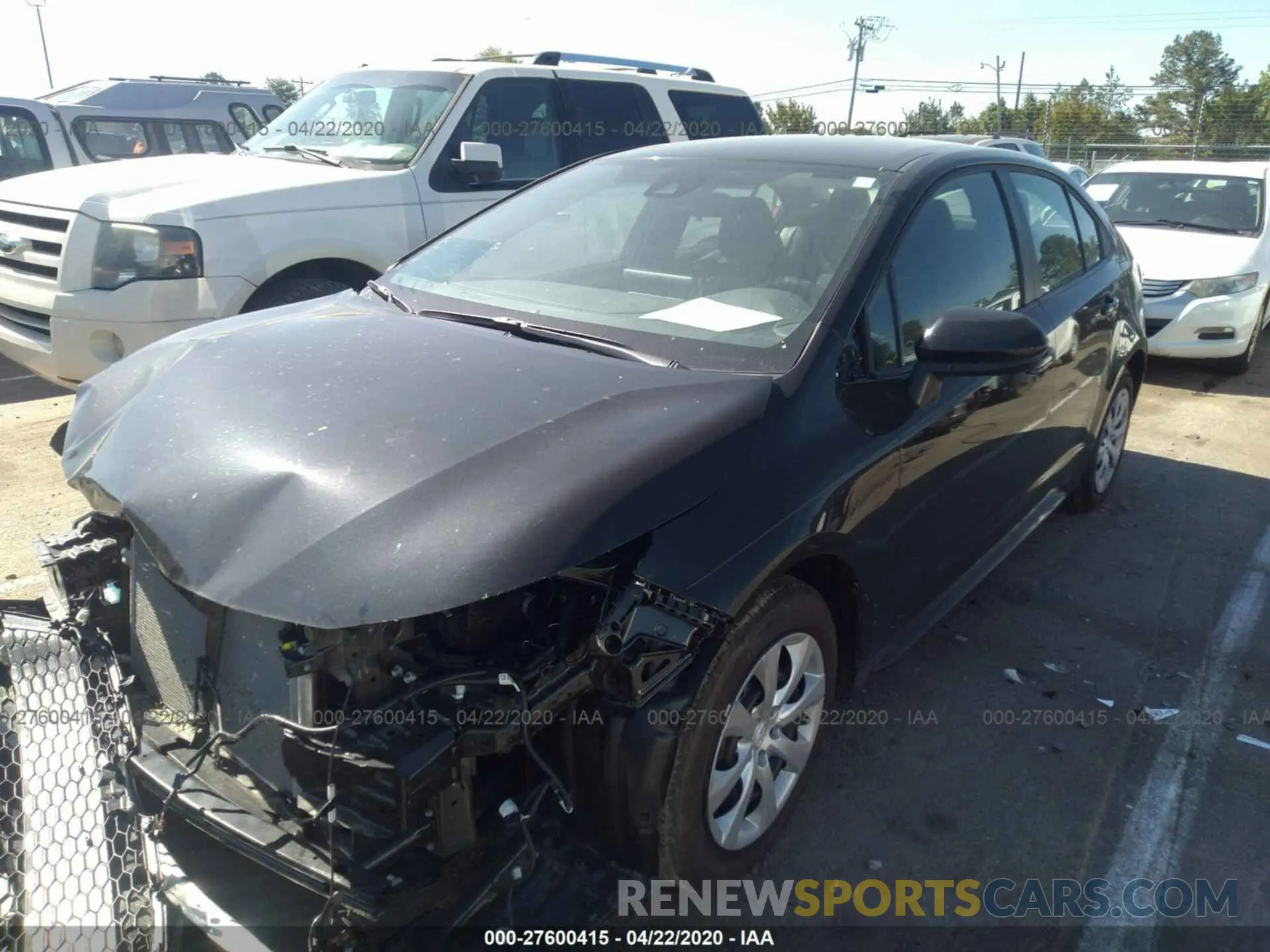 2 Photograph of a damaged car 5YFEPRAE3LP064284 TOYOTA COROLLA 2020