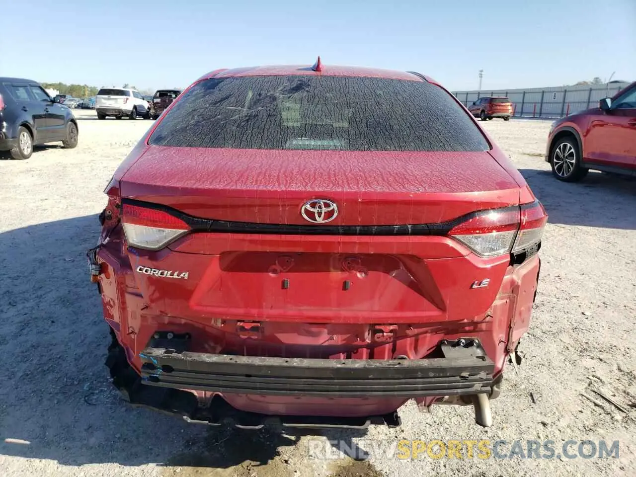 6 Фотография поврежденного автомобиля 5YFEPRAE3LP078931 TOYOTA COROLLA 2020
