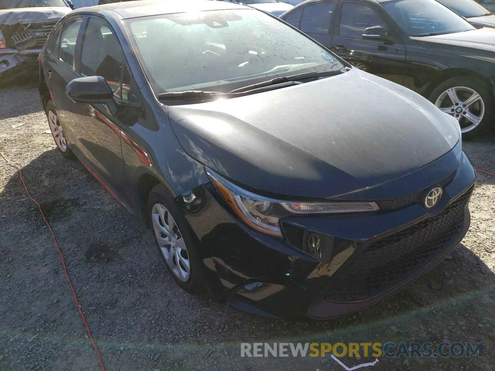 1 Photograph of a damaged car 5YFEPRAE3LP089718 TOYOTA COROLLA 2020