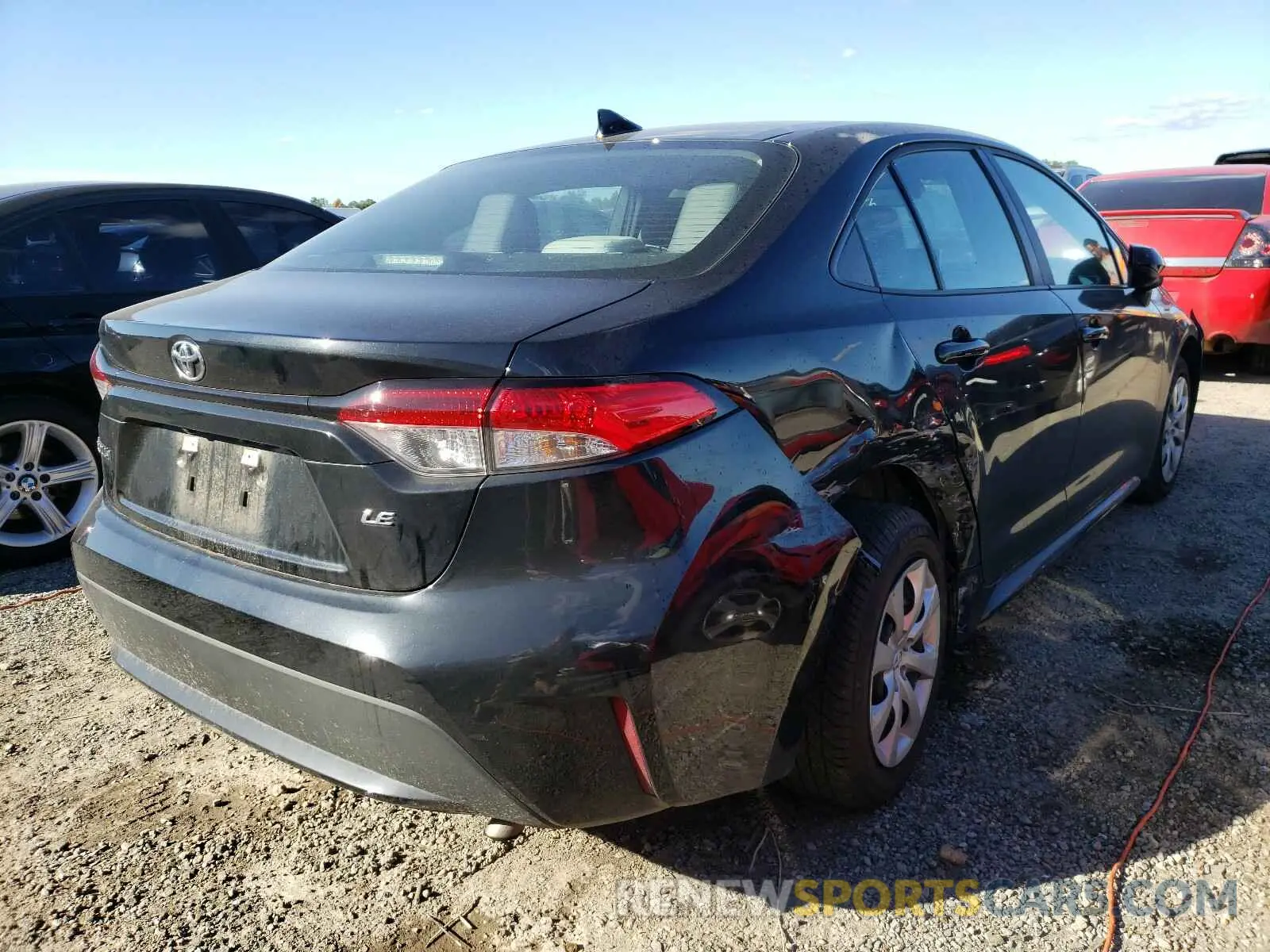 4 Photograph of a damaged car 5YFEPRAE3LP089718 TOYOTA COROLLA 2020