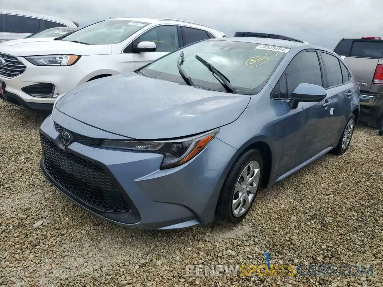 1 Photograph of a damaged car 5YFEPRAE3LP091419 TOYOTA COROLLA 2020