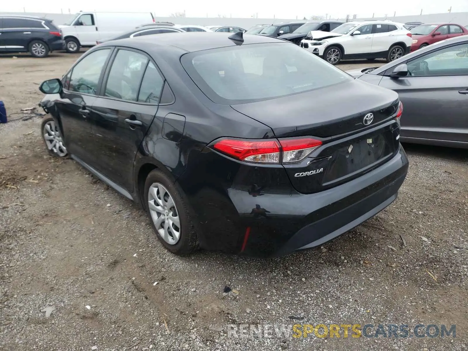 3 Photograph of a damaged car 5YFEPRAE3LP095888 TOYOTA COROLLA 2020