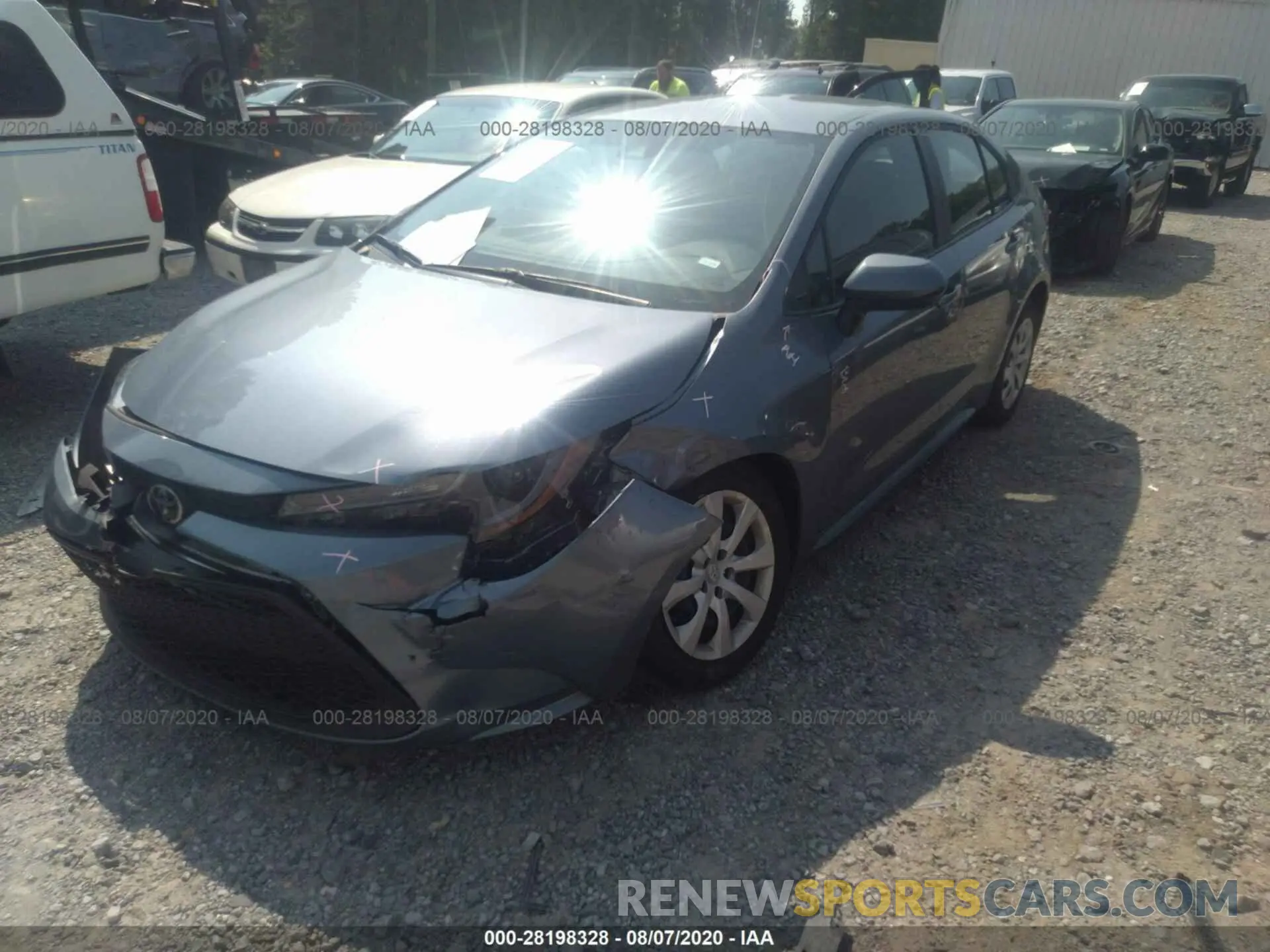 2 Photograph of a damaged car 5YFEPRAE3LP096961 TOYOTA COROLLA 2020