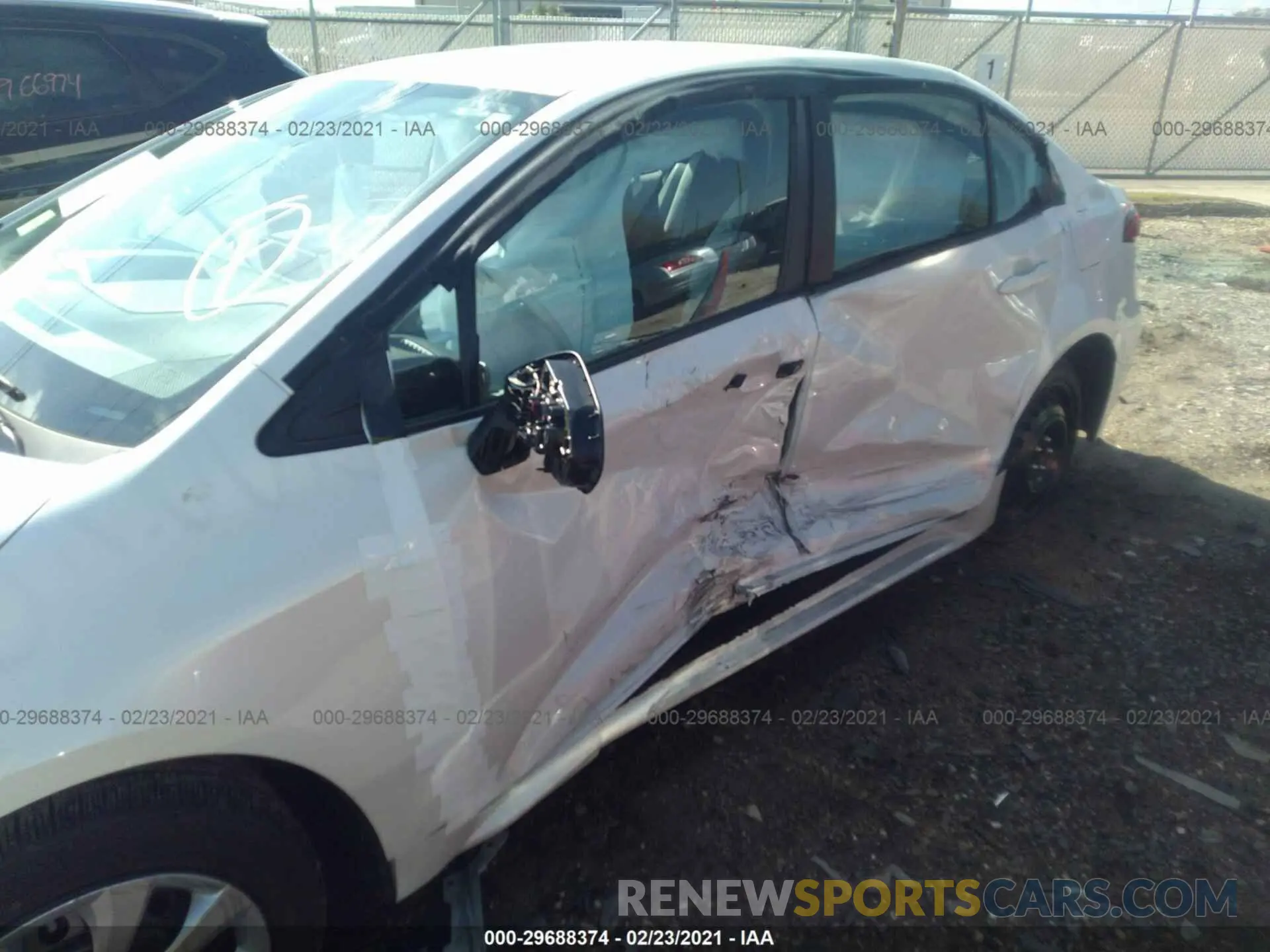 6 Photograph of a damaged car 5YFEPRAE3LP109434 TOYOTA COROLLA 2020